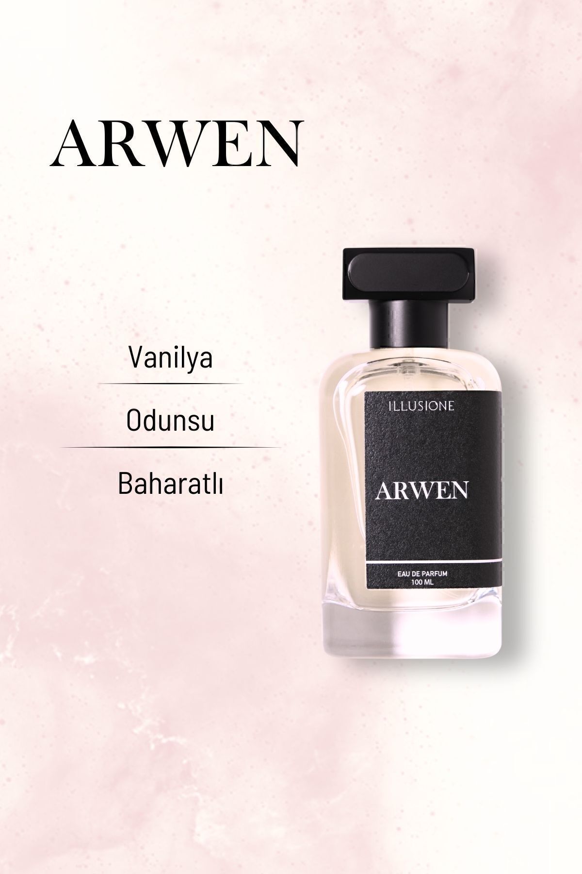 Arwen Edp Erkek Parfüm 100ml, Vanilya-odunsu-baharatlı, Lavanta, Safran, Amber, Paçuli