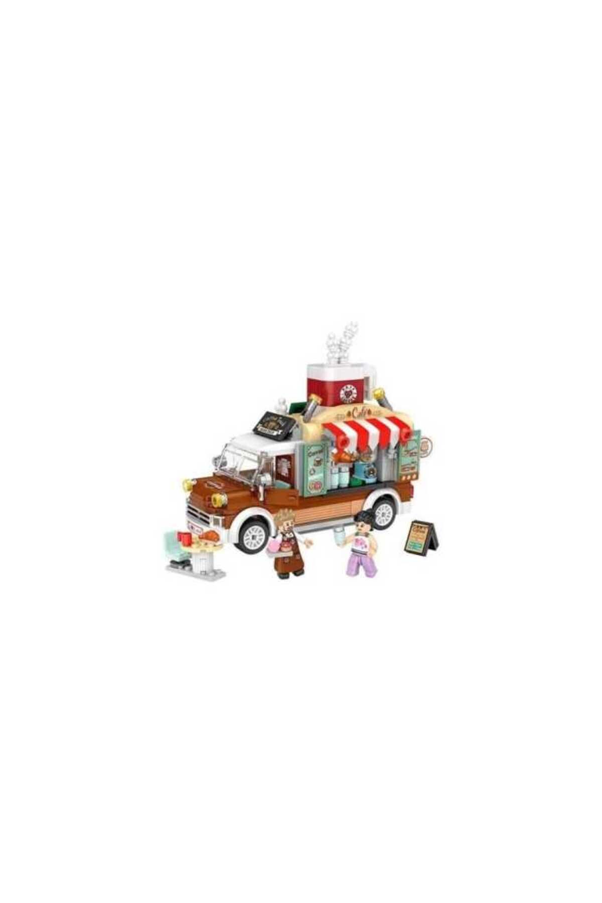 Loz Mini Blocks - Coffee Car Building Bricks Set 14 cm LZ1740