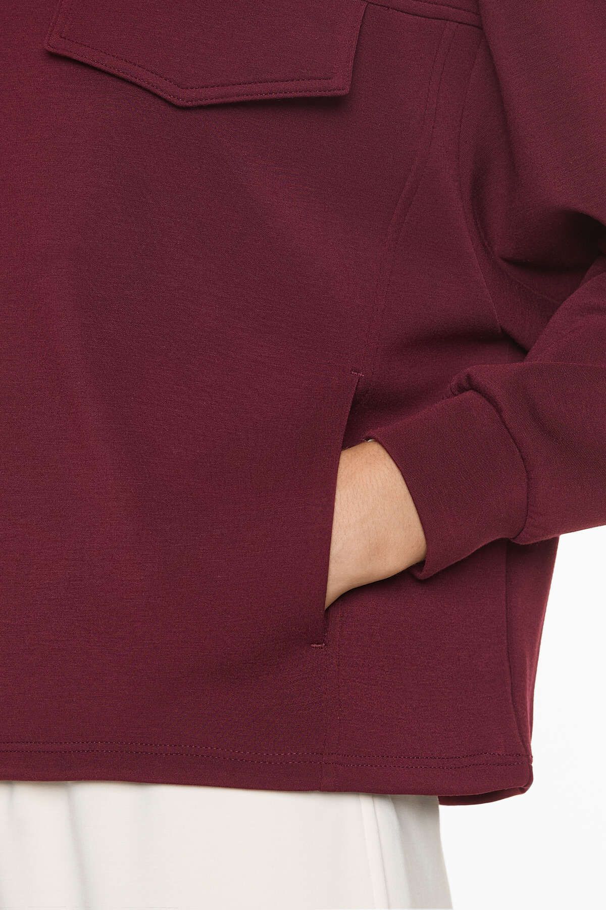 Brushed modal sweatshirt