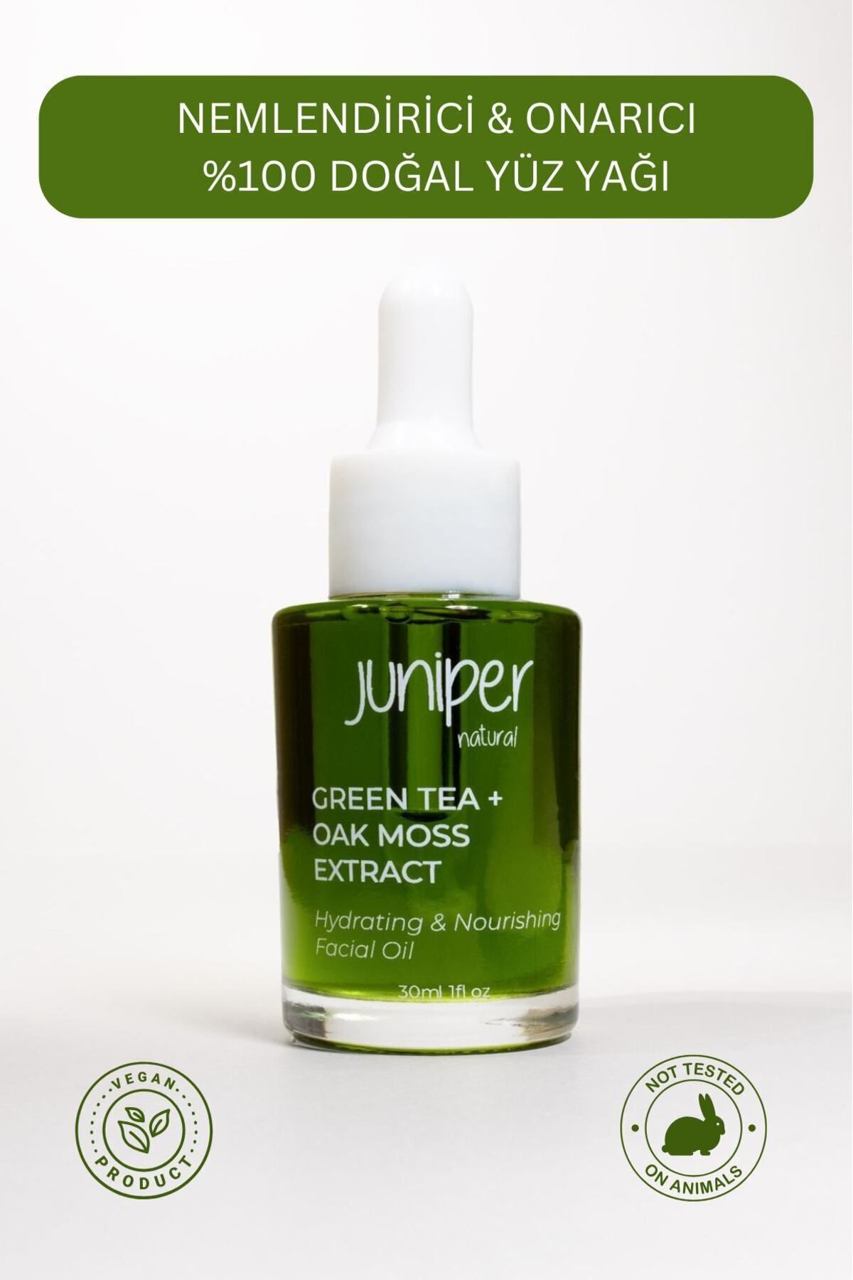 Juniper Natural Yeşil Çay &Yosun Ekstraktlı Y...