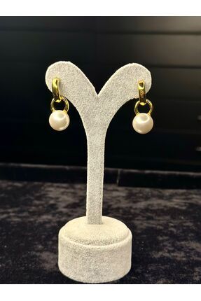 GOLD MARKA MODEL İNCİ ÇELİK KÜPE Image 0