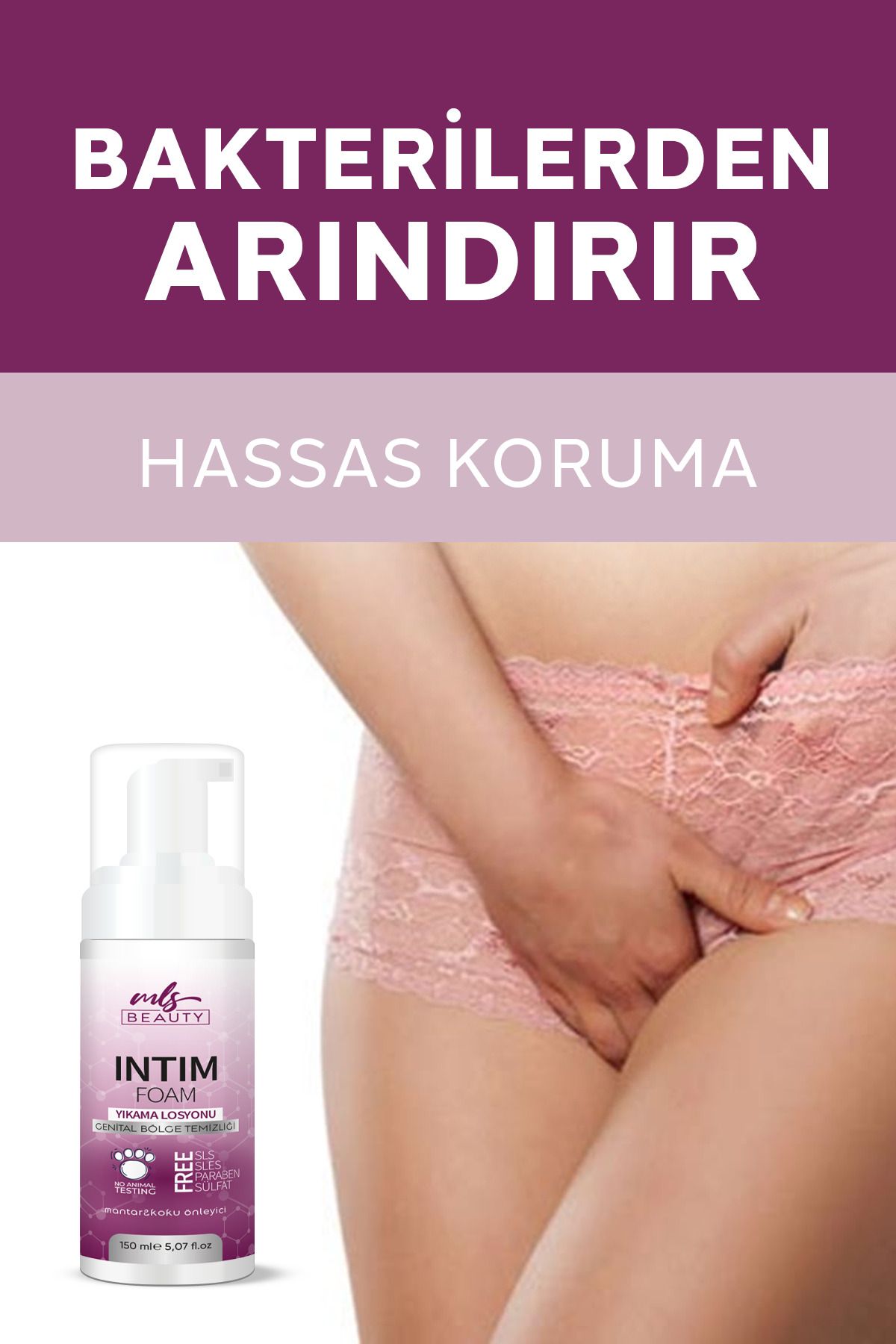 Genital Bölge Koku Mantar Akıntı Giderici Beyazlatma Etkili Intim Köpüğü 150 ml