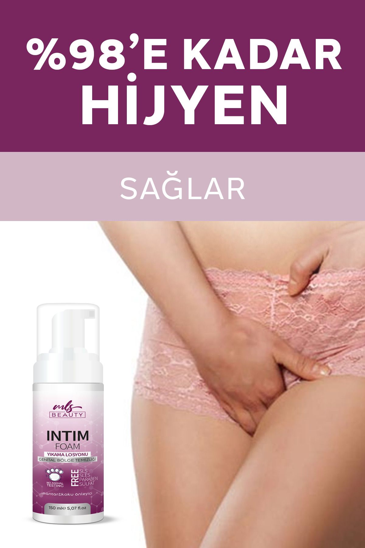 Genital Bölge Koku Mantar Akıntı Giderici Beyazlatma Etkili Intim Köpüğü 150 ml