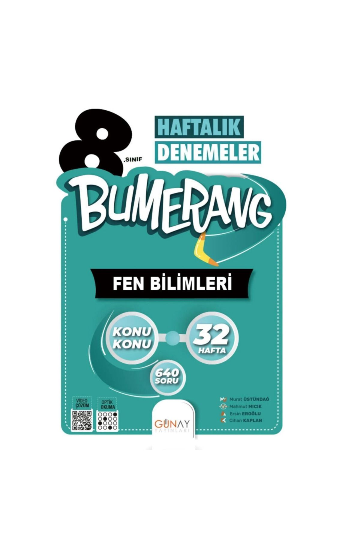 En Yayınları 8. Sınıf 32Haftalık Bumerang Fen...