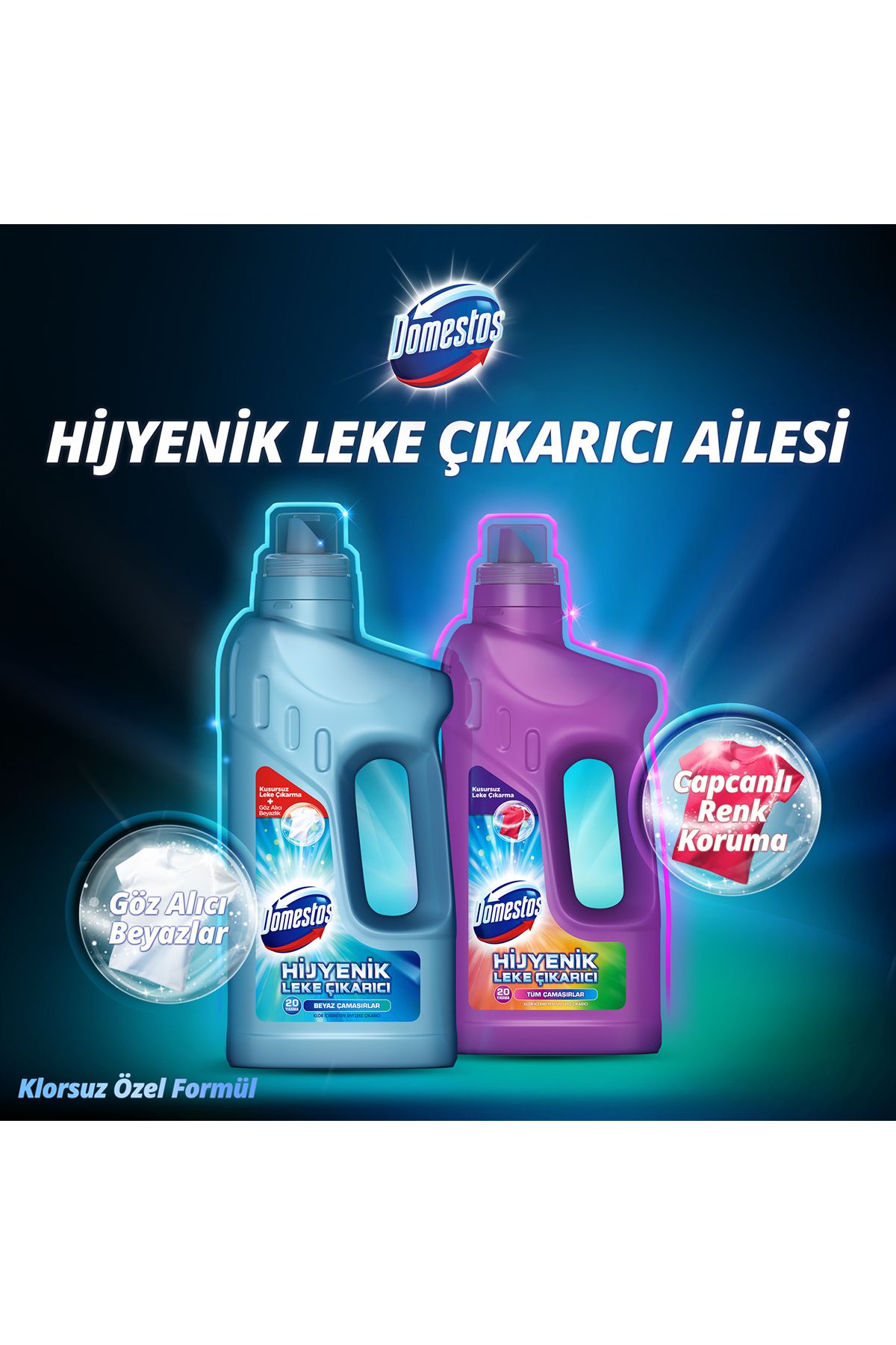 Hijyenik Sıvı Leke Çıkarıcı Beyaz&açık Renkli Çamaşırlar 1000 ml Tüm Çamaşırlar 1000 ml