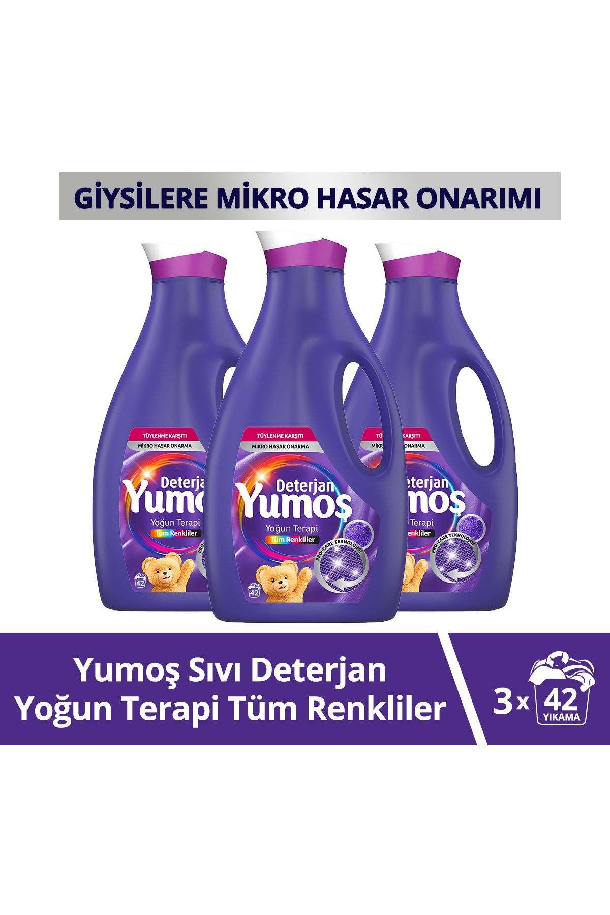 YumoşYumoş Sıvı DeterjanYoğun Terapi Tüm Renk...