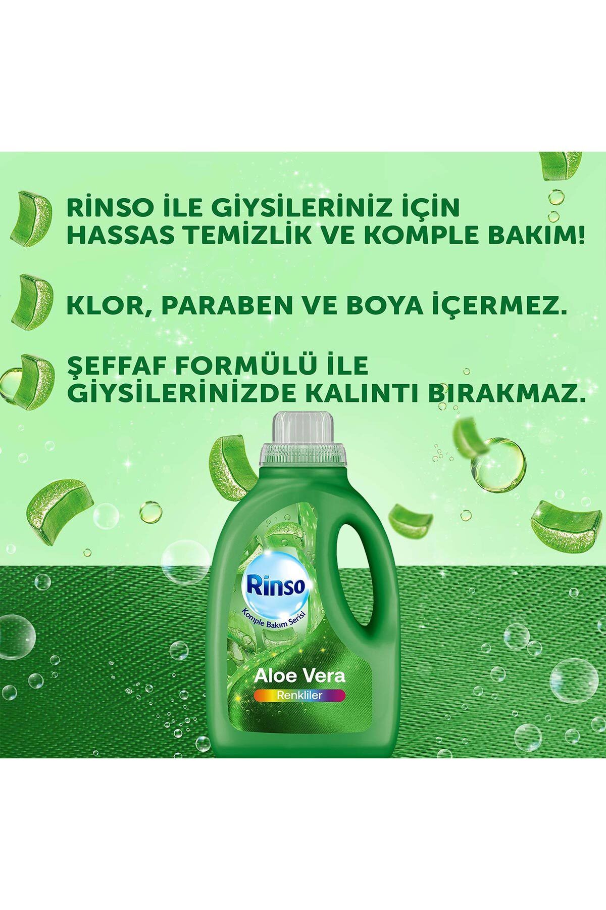 Sıvı Çamaşır Deterjanı Komple Bakım Serisi Aloe Vera Renkliler Için 1.5 L X4