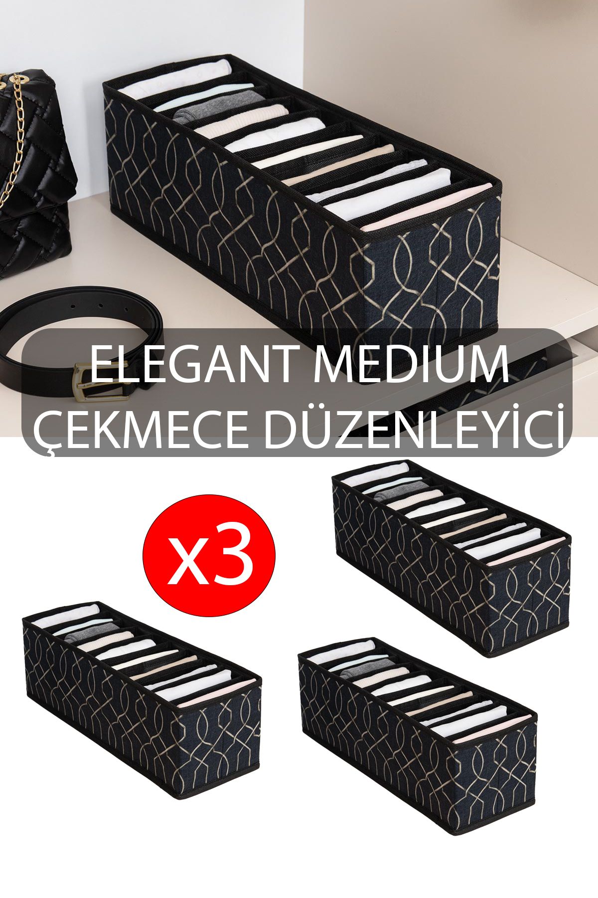 Emofom (3 ADET) MediumÇekmece Düzenleyici (40...