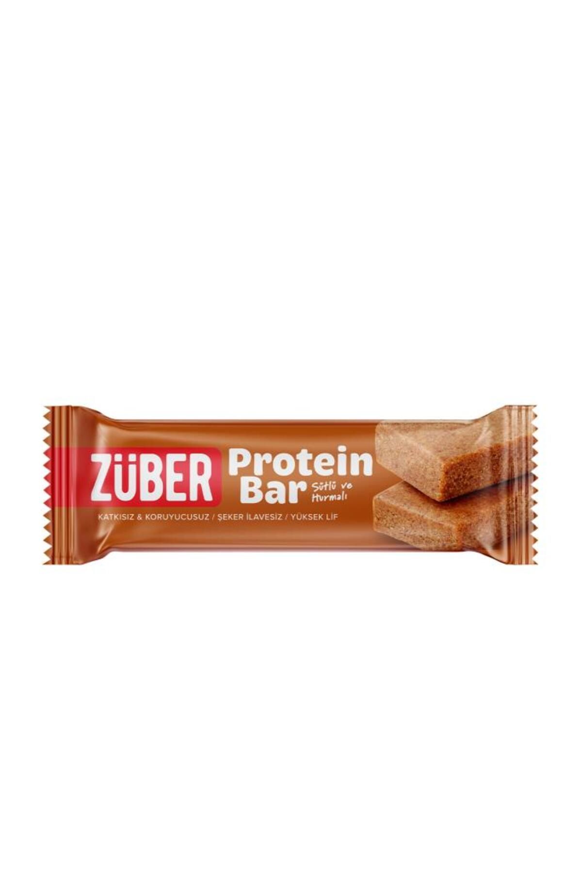 ZüberSütlü ve HurmalıProtein Barı - 12 Adet x...