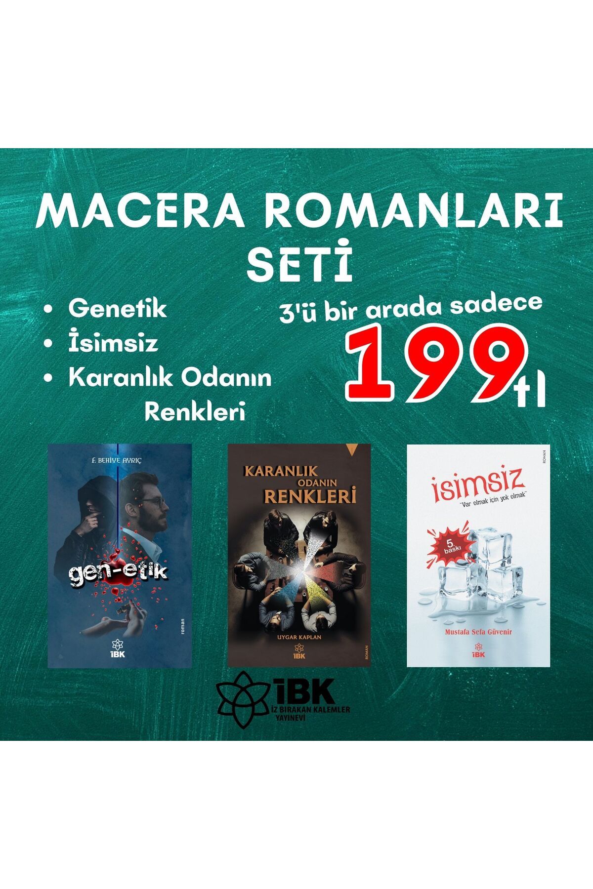 İz Bırakan KalemlerİBKYayınevi MACERA Roman S...