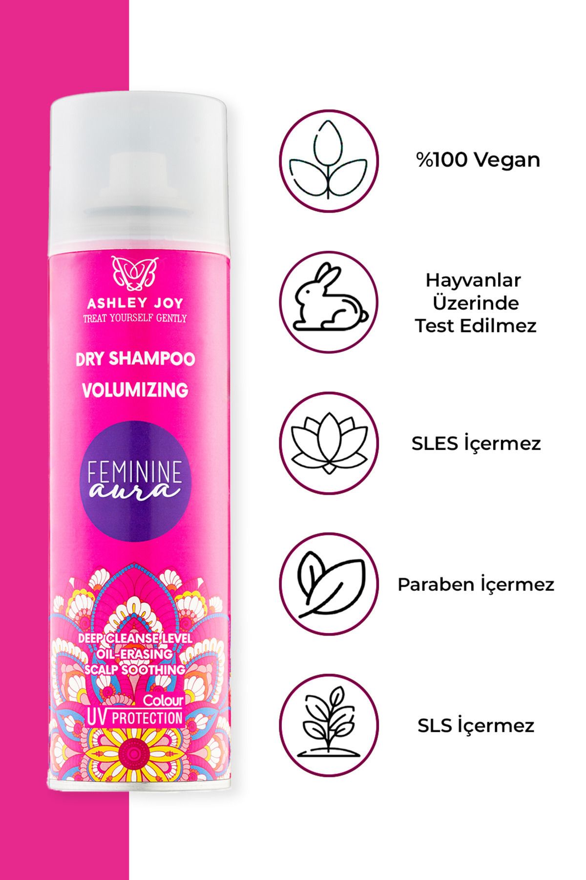 Feminine Aura Çabuk Sönen Saçlar Için Dolgunlaştırıcı Hacim Veren Kuru Şampuan 200 ml