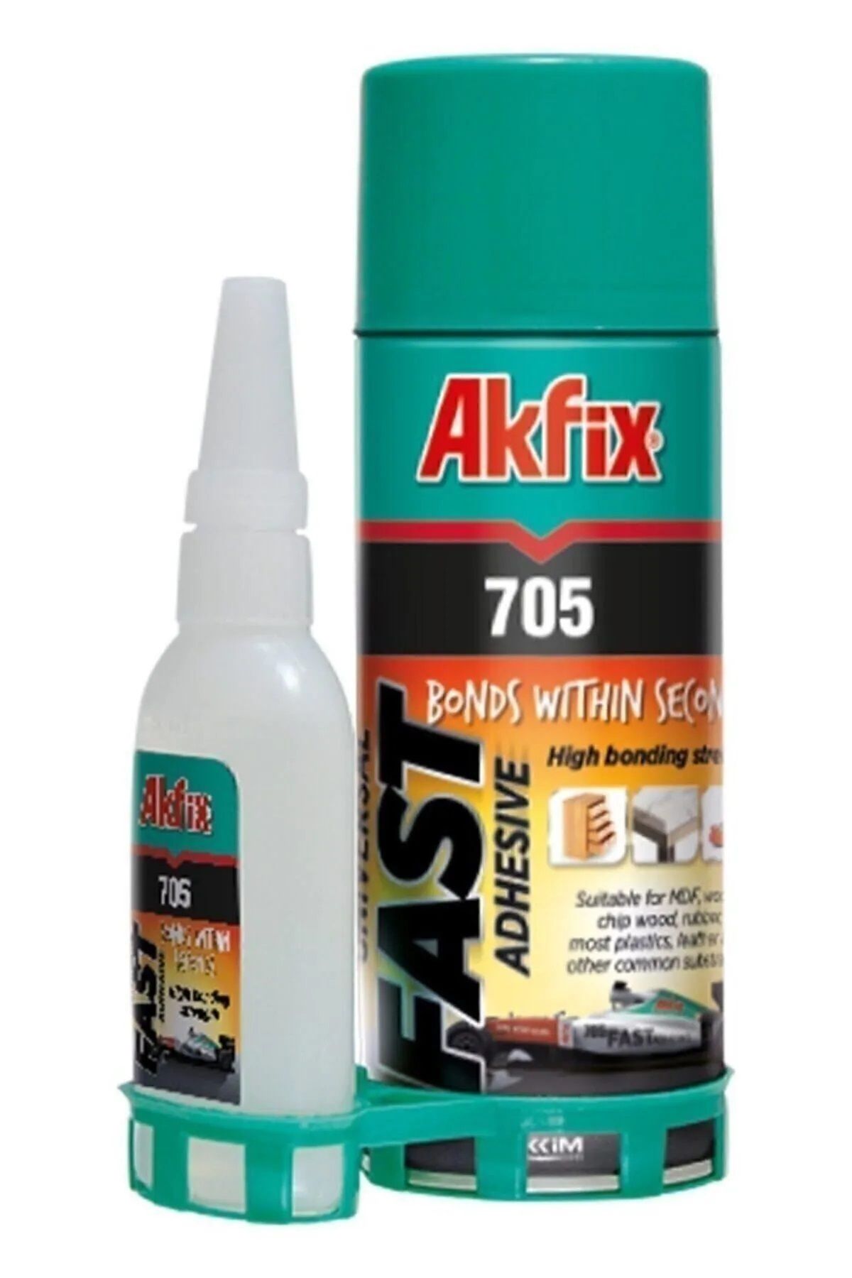 Akfix 705 Hızlı Yapıştırıcı400 ml 100 gr Ayak...