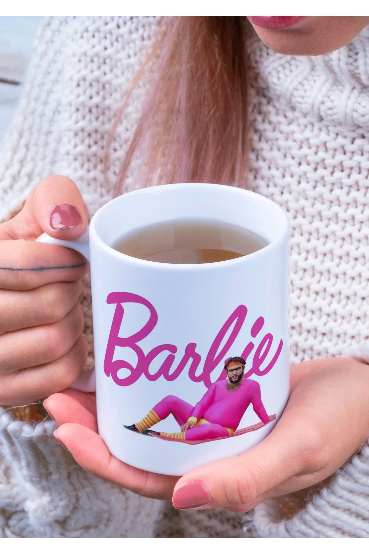 Barbie Recep İvedik Baskılı Kupa Bardak