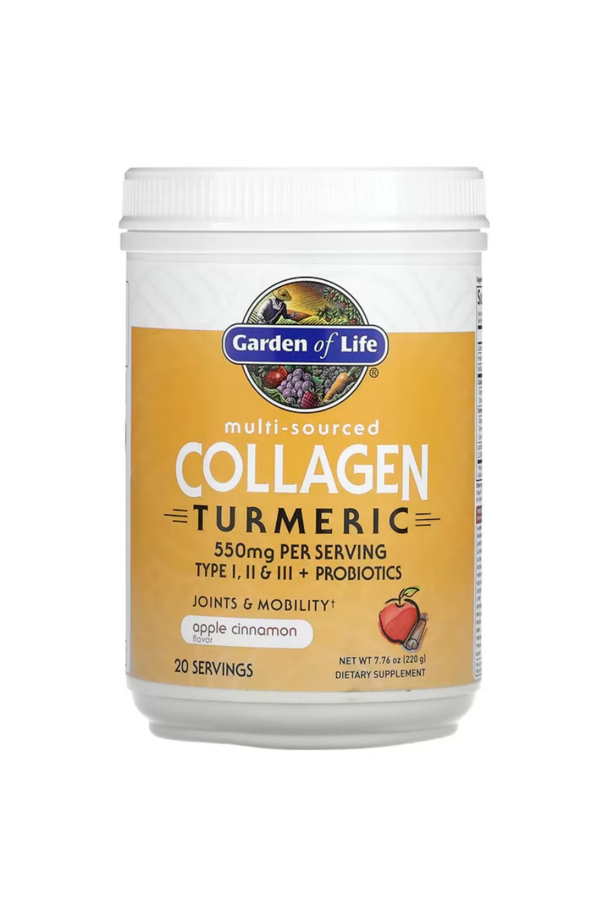 GARDEN OF LIFE,Multi-Sourced Collagen Turmeri...