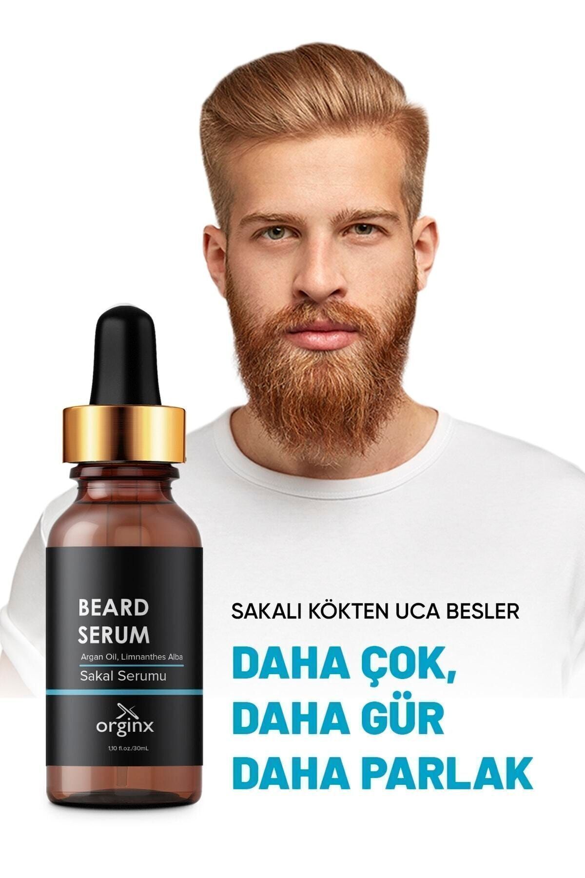 Dolgunlaştırıcı Canlandırıcı Saç Sakal Serumu - Yeni Sakal Oluşumunu Destekler 30 ml