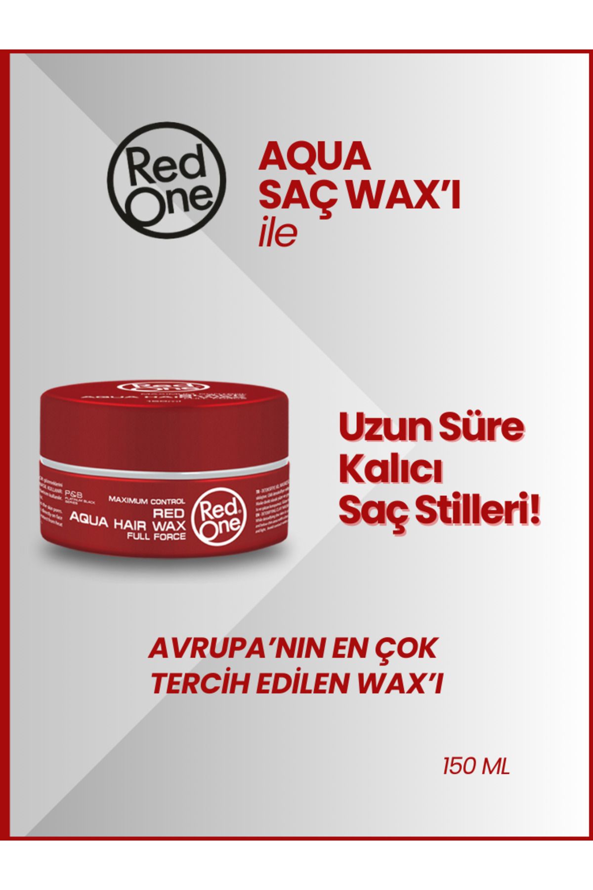 Redone Aqua Wax – Su Bazlı Parlak Ve Güçlü Tutuşlu Saç Şekillendirici – 150 ml