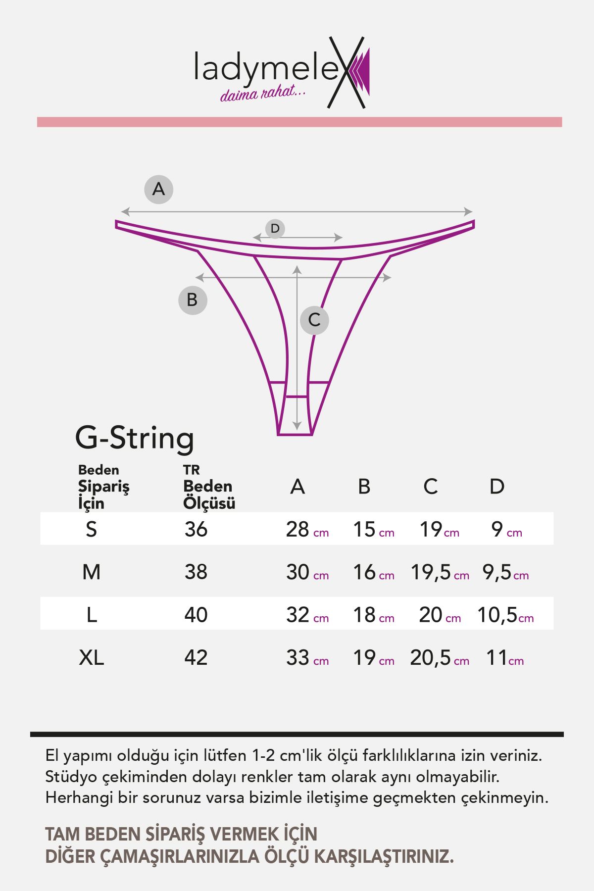 Kadın Tanga, Perfect Fall, G String Tanga (S-M-L-XL) 5 Adet Siyah Tanga, %100 Yumuşak Pamuk