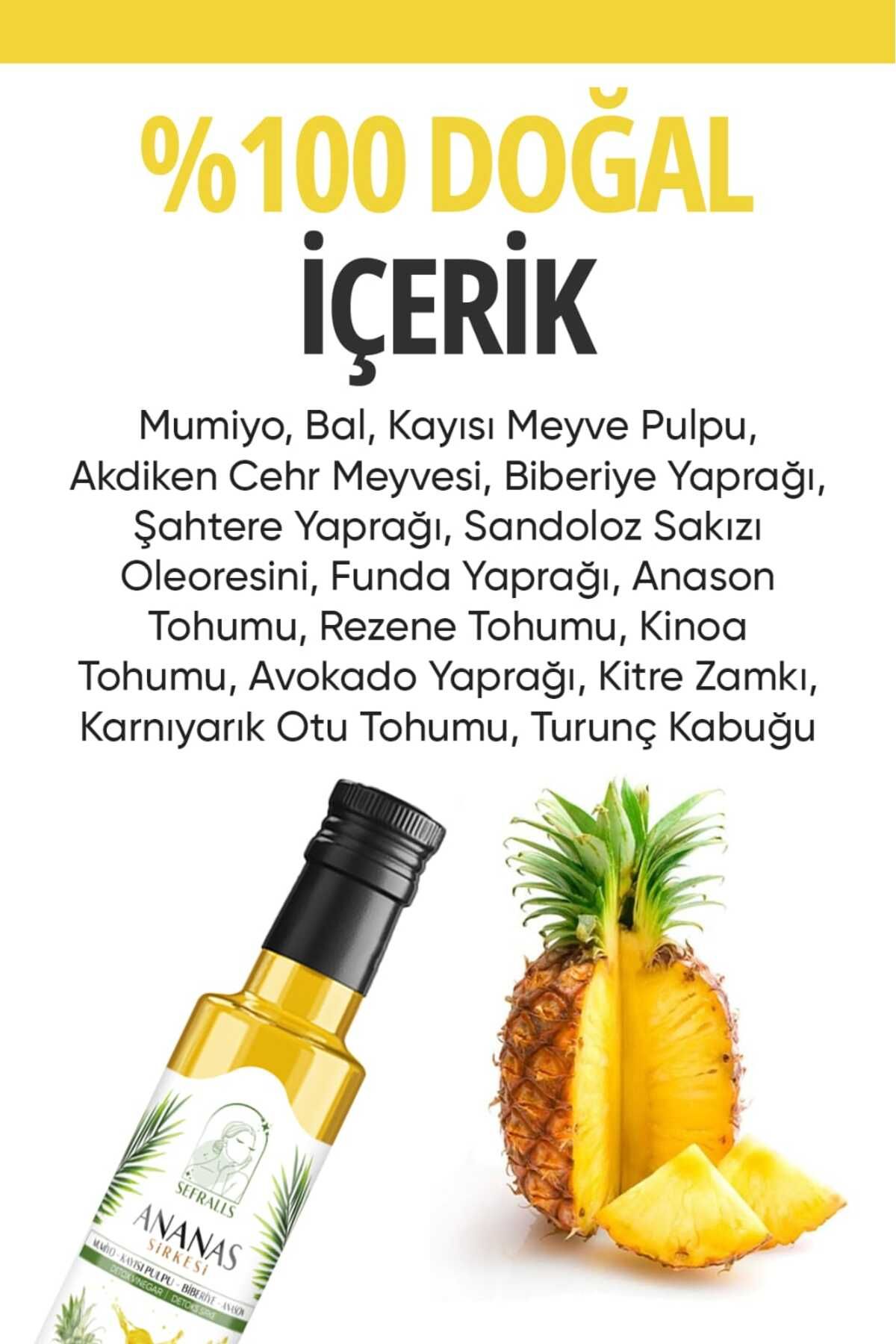 Ananas Içeren Detox Form Sirkesi .kilo Vermeye Yardımcı