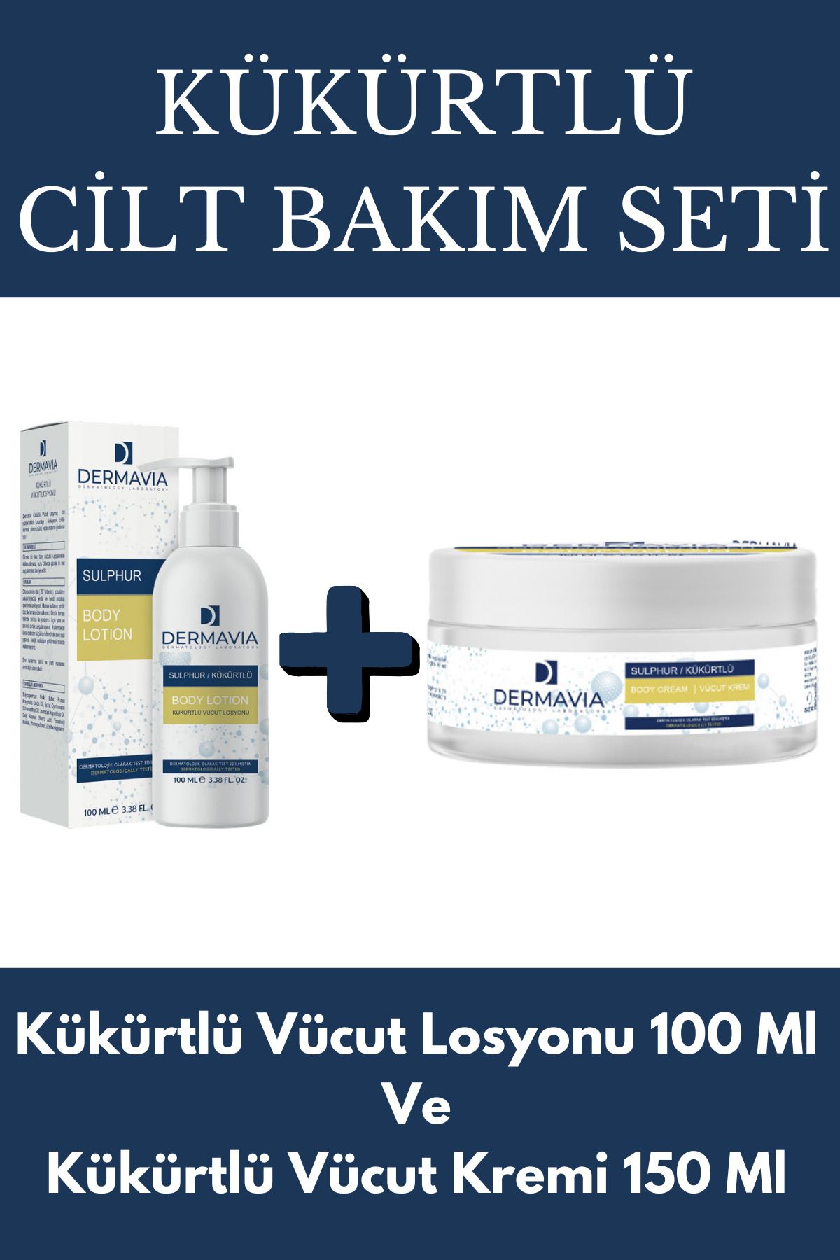 Dermavia Kükürtlü Vücut Kremi150 Ml + Kükürtl...