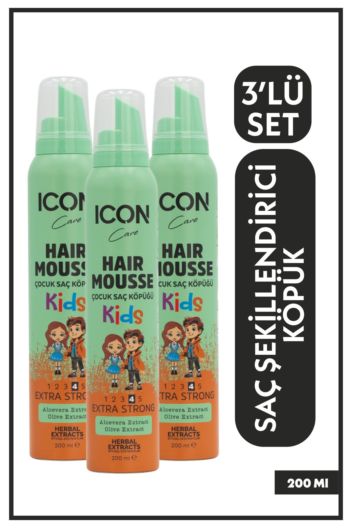 iconcare ICON SAÇŞEKİLLENDİRİCİ KÖPÜK for KID...