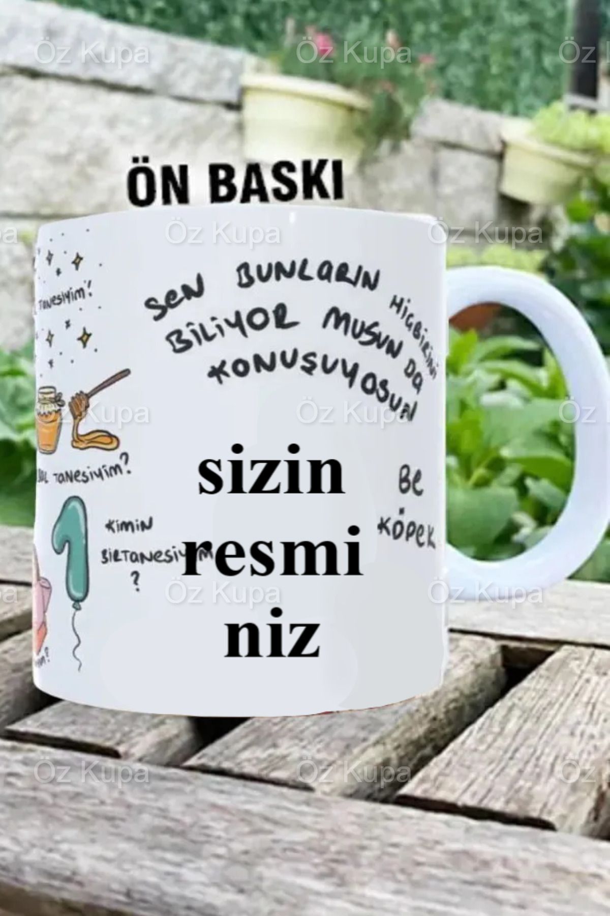 Porselen Kişiye Özel Sen Benim Kimin En Yakın Arkadaşı Olduğu Mu Biliyor Musun? Kupa Bardak