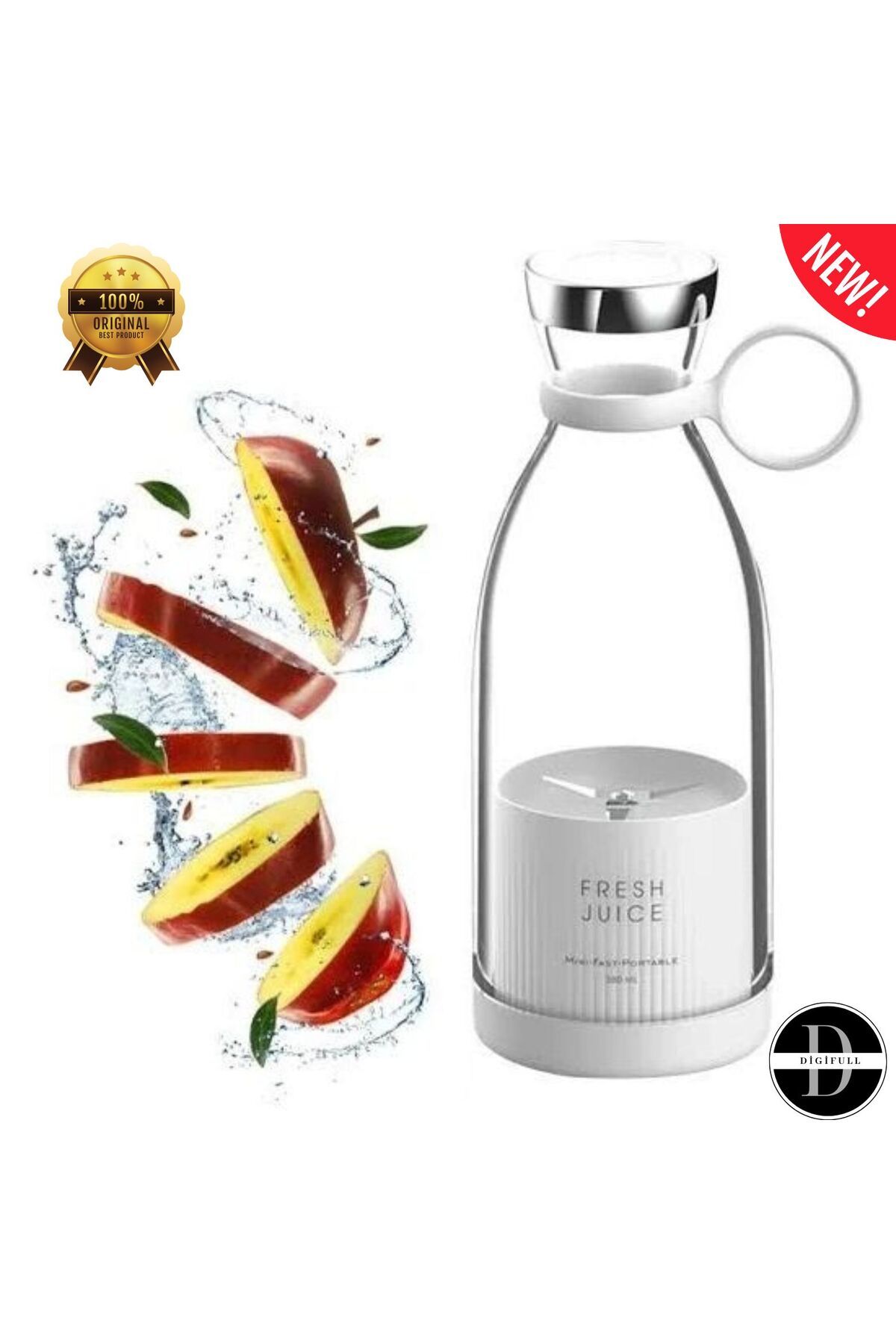 DİGİFULL380ml TaşınabilirBlender Mini Meyve K...