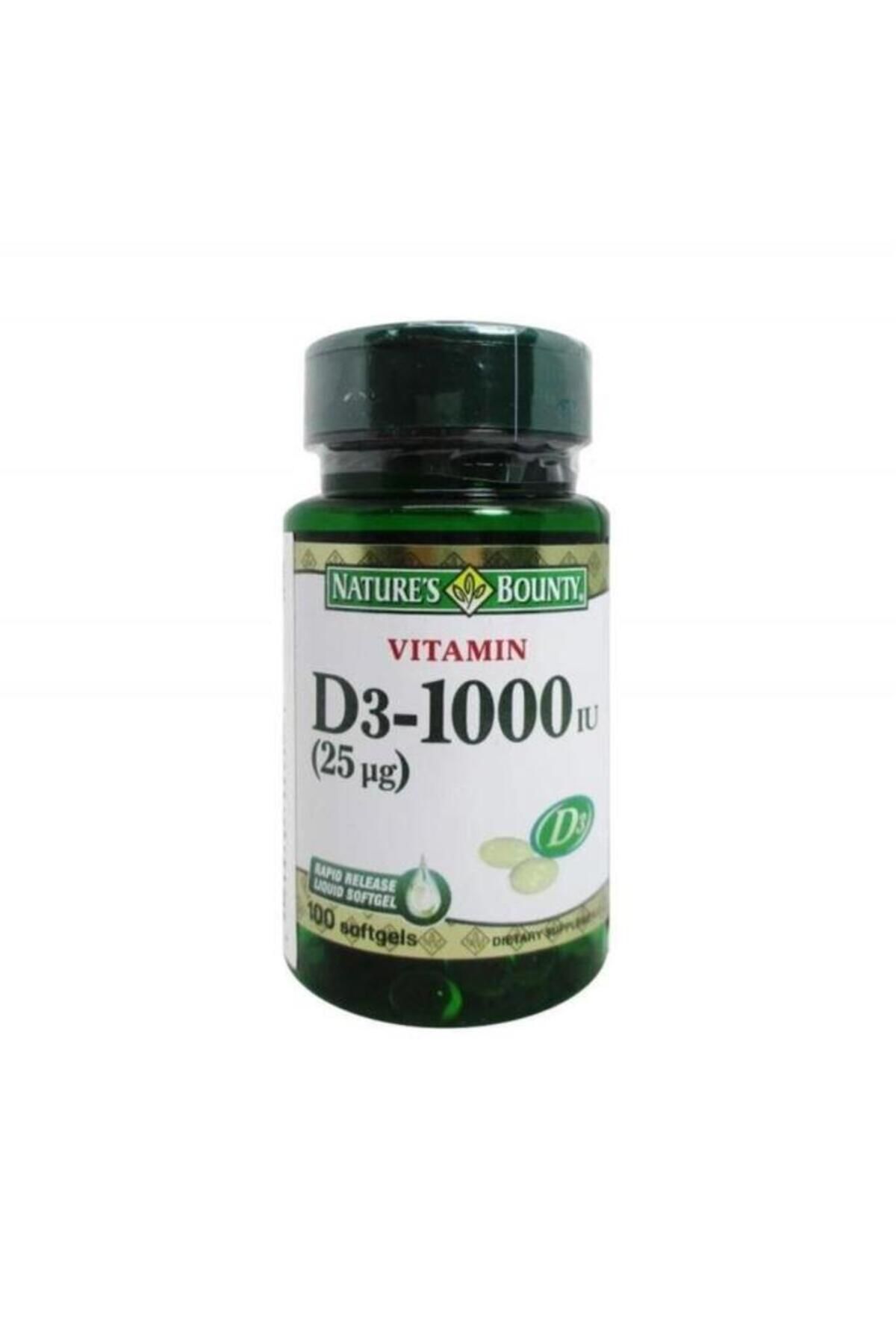 Natures Bounty Vitamin D31000 Iu 100 Softgel