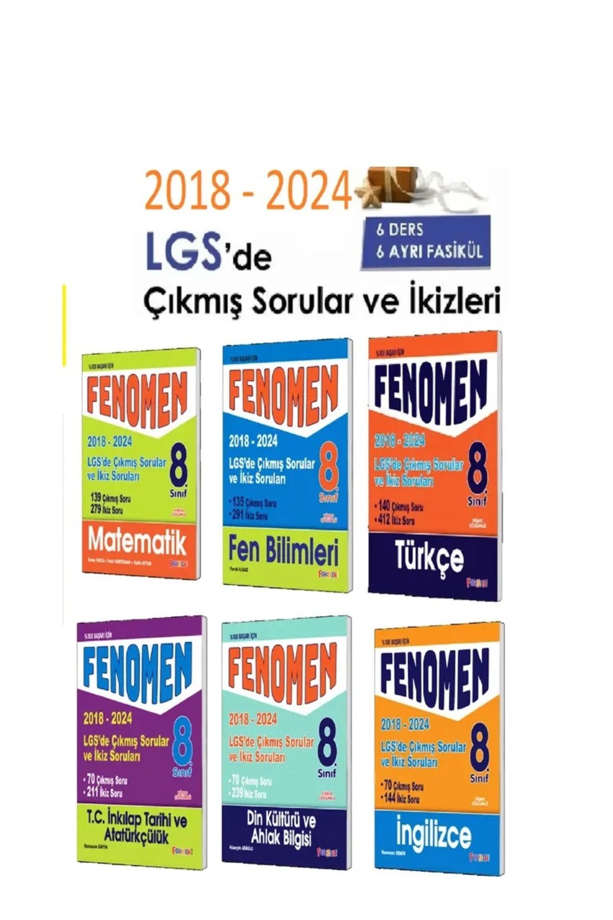 Fenomen Yayıncılık8. SınıfLgs 2018-2024 Yılla...