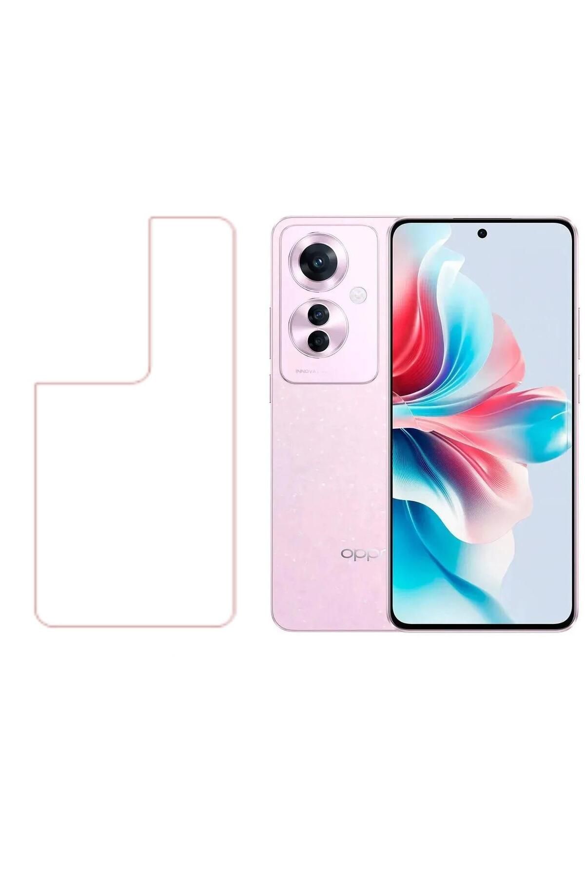 Ecr Mobile Oppo Reno 11F ileUyumlu MAT Arka E...