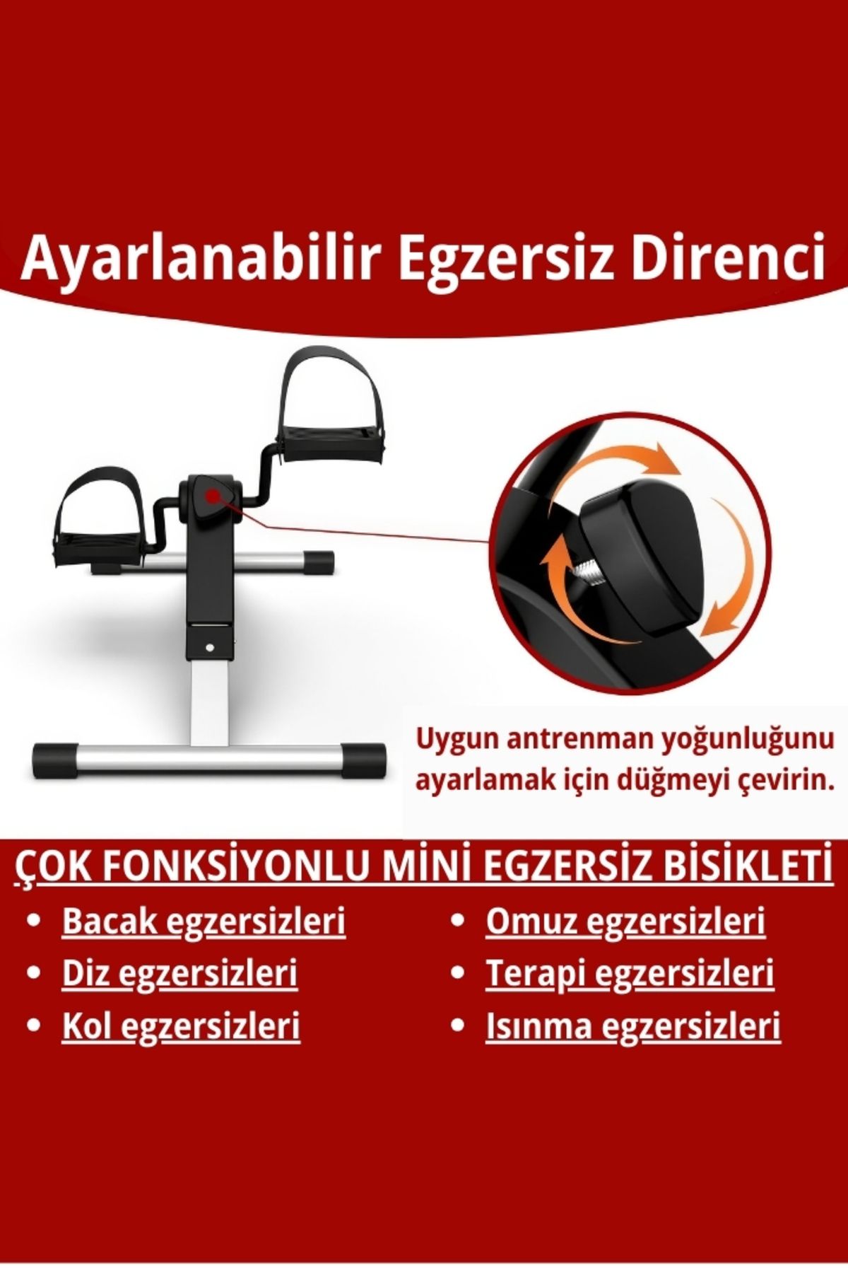 El Ayak Mini Kondüsyon Bisikleti - Rb-eb003