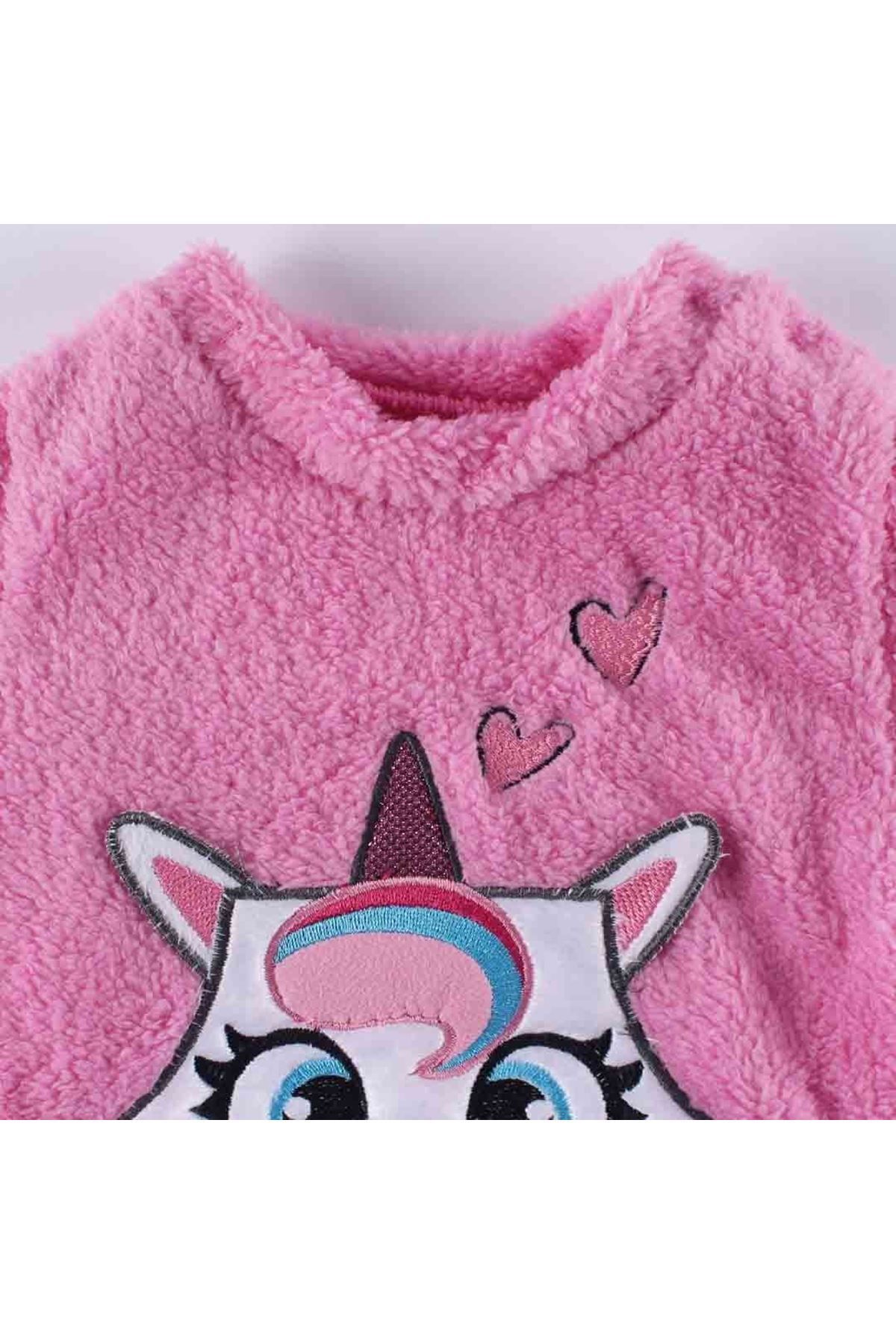 Kız Bebek Pembe Unicorn Welsoft 2'li Peluş Takım