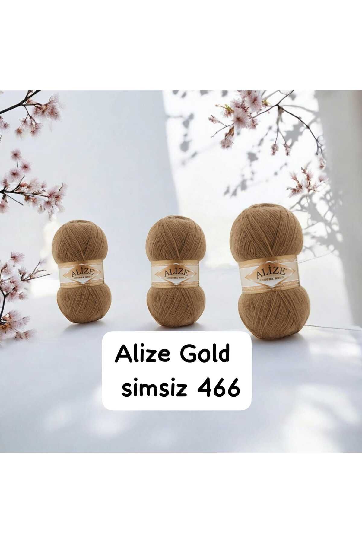 ÇEÇEN HOME ( 3 Adet) AlizeAngora Gold 466 (10...