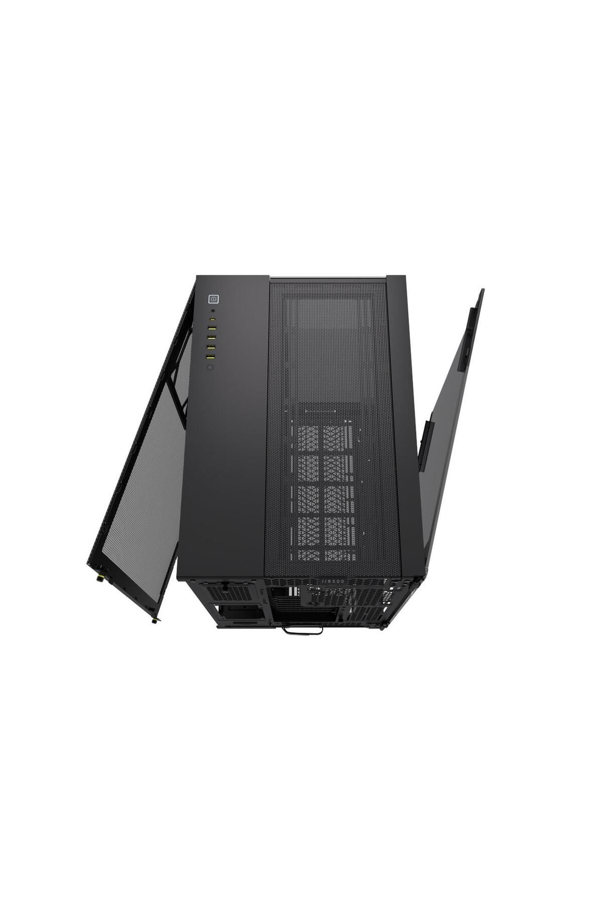 6500X Black Tempered Glass USB 3.2 ATX Mid Tower Kasa (CC-9011257-WW)