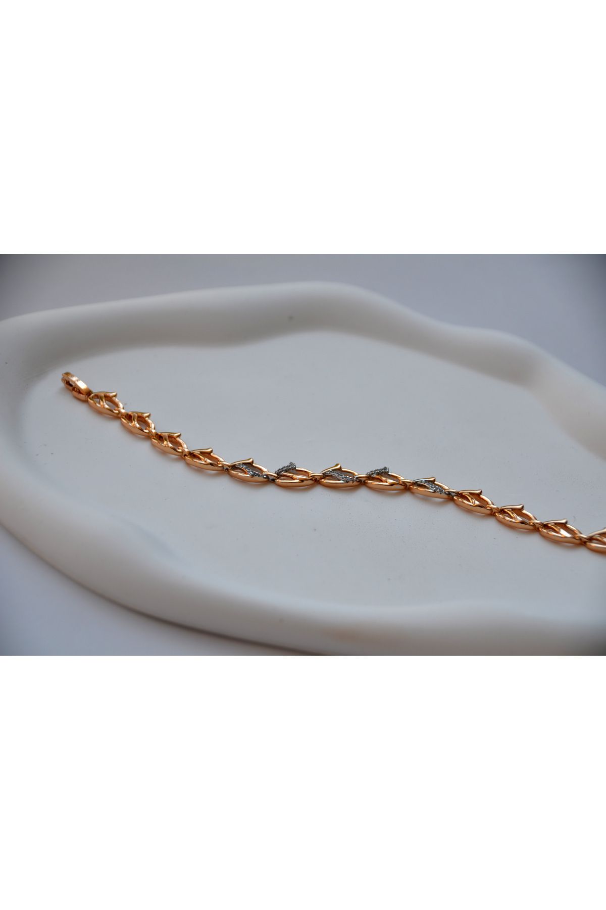 almitra jewelry Xuping TaşlıBileklik Gold Ren...