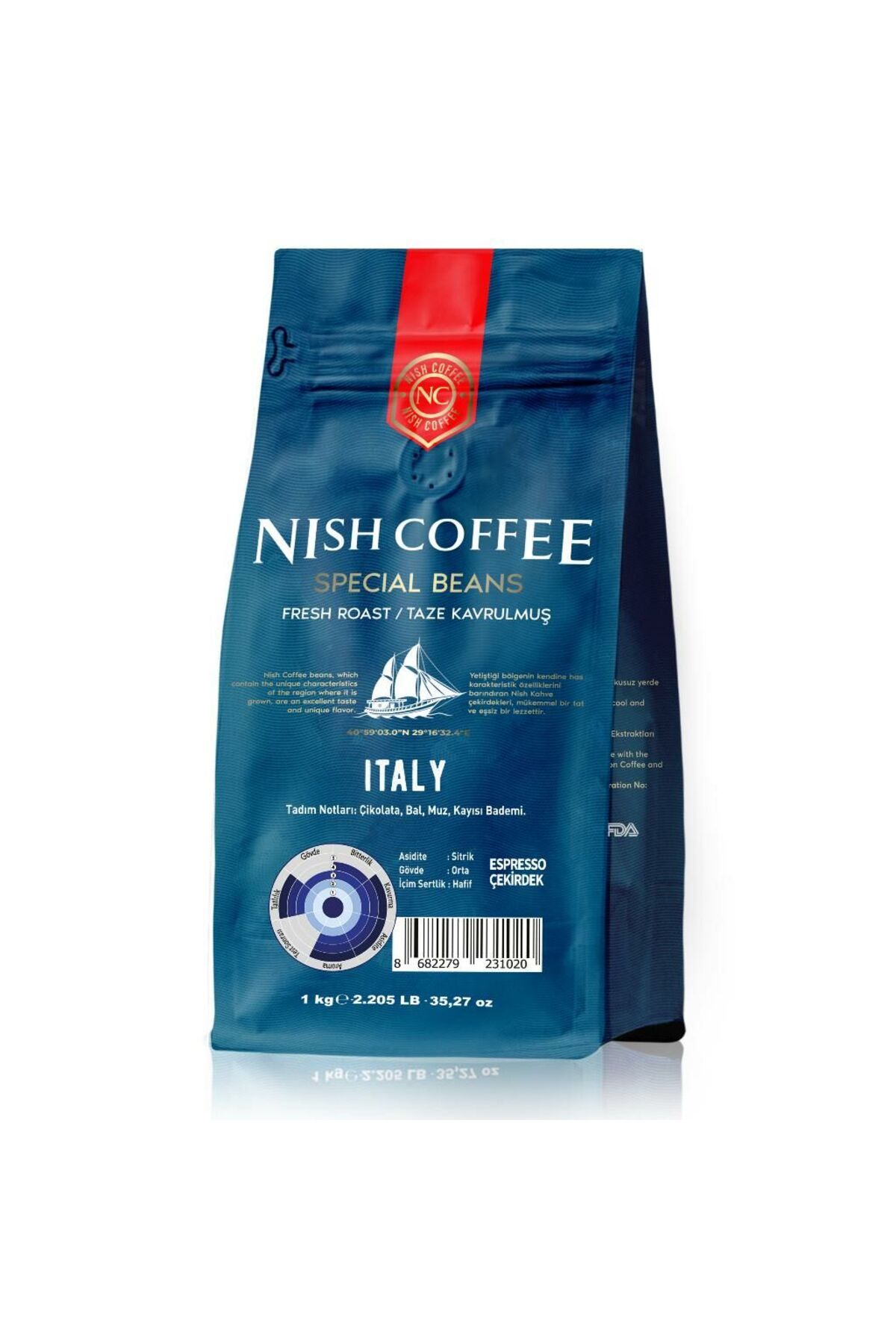 Nish KahveNish EspressoItaly 1 Kg