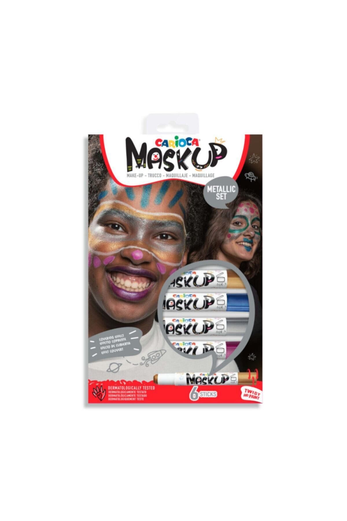 Carioca Mask Up Yüz Boyası -Metalik (6 RENK)