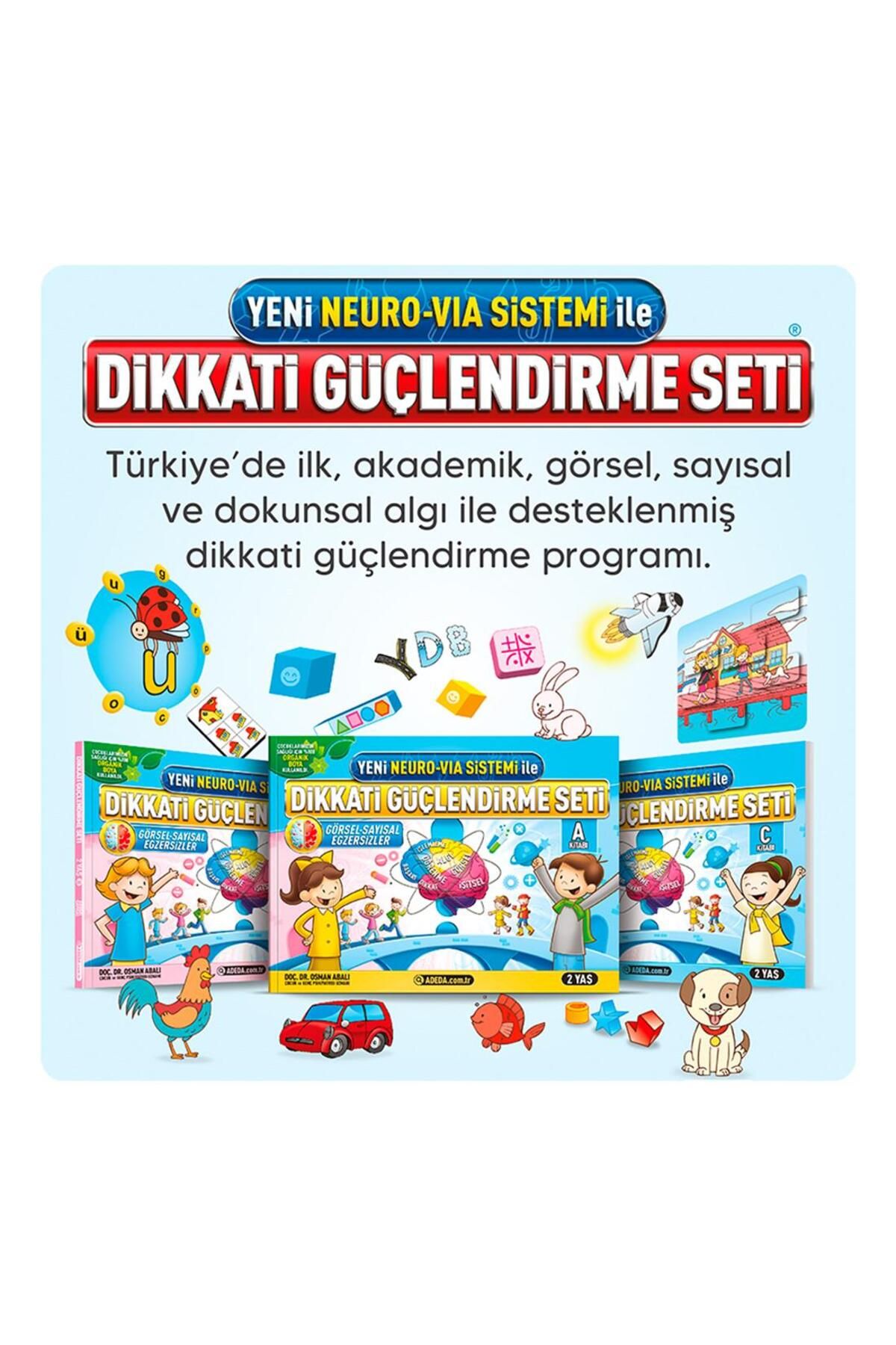 Adeda Dikkati Güçlendirme Seti 2 Yaş