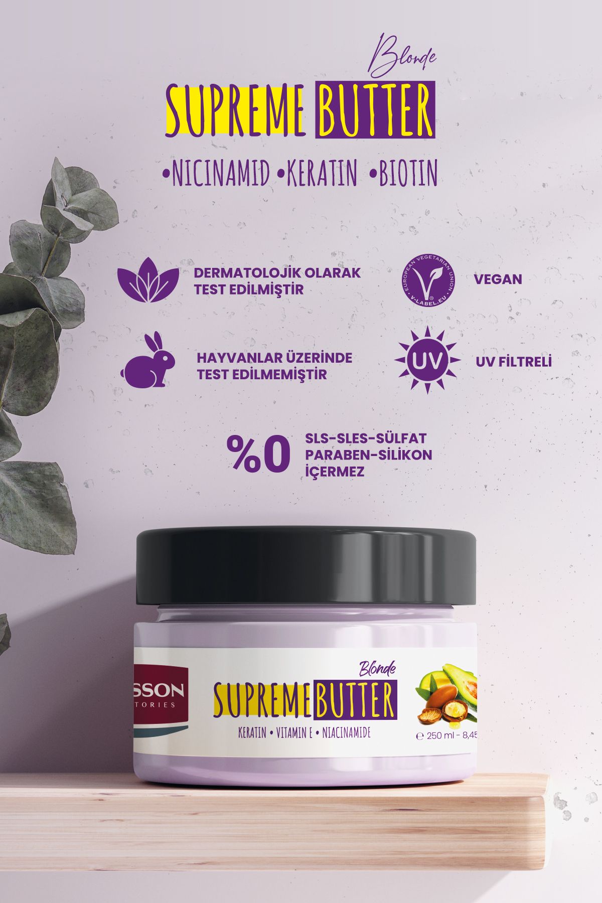 Laboratories 11 Özel Yağ Içeren Supreme Butter Blonde Durulanmayan Saç Bakım Kremi