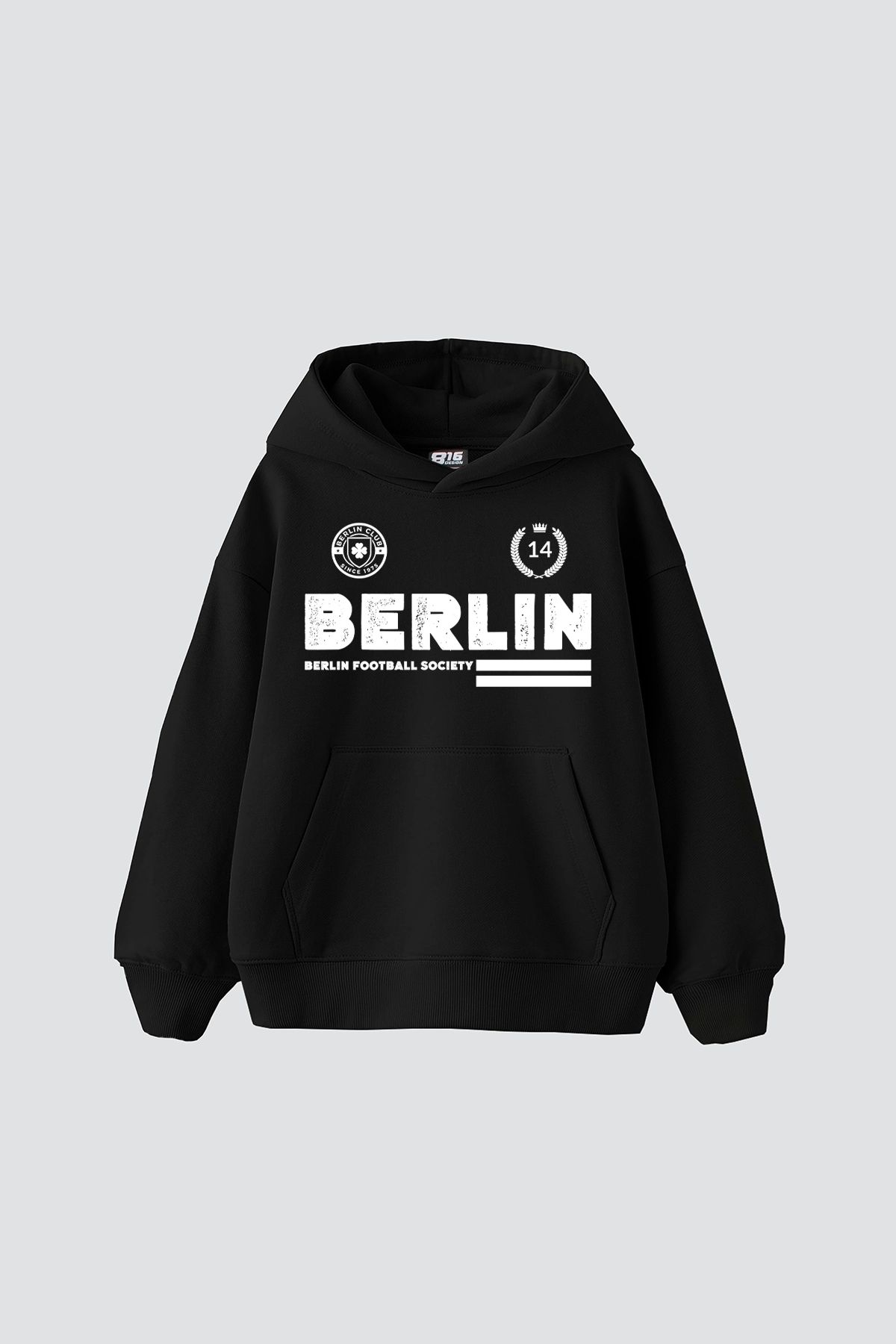 Sekizbiraltı Berlin BaskılıOversize Unisex Pr...