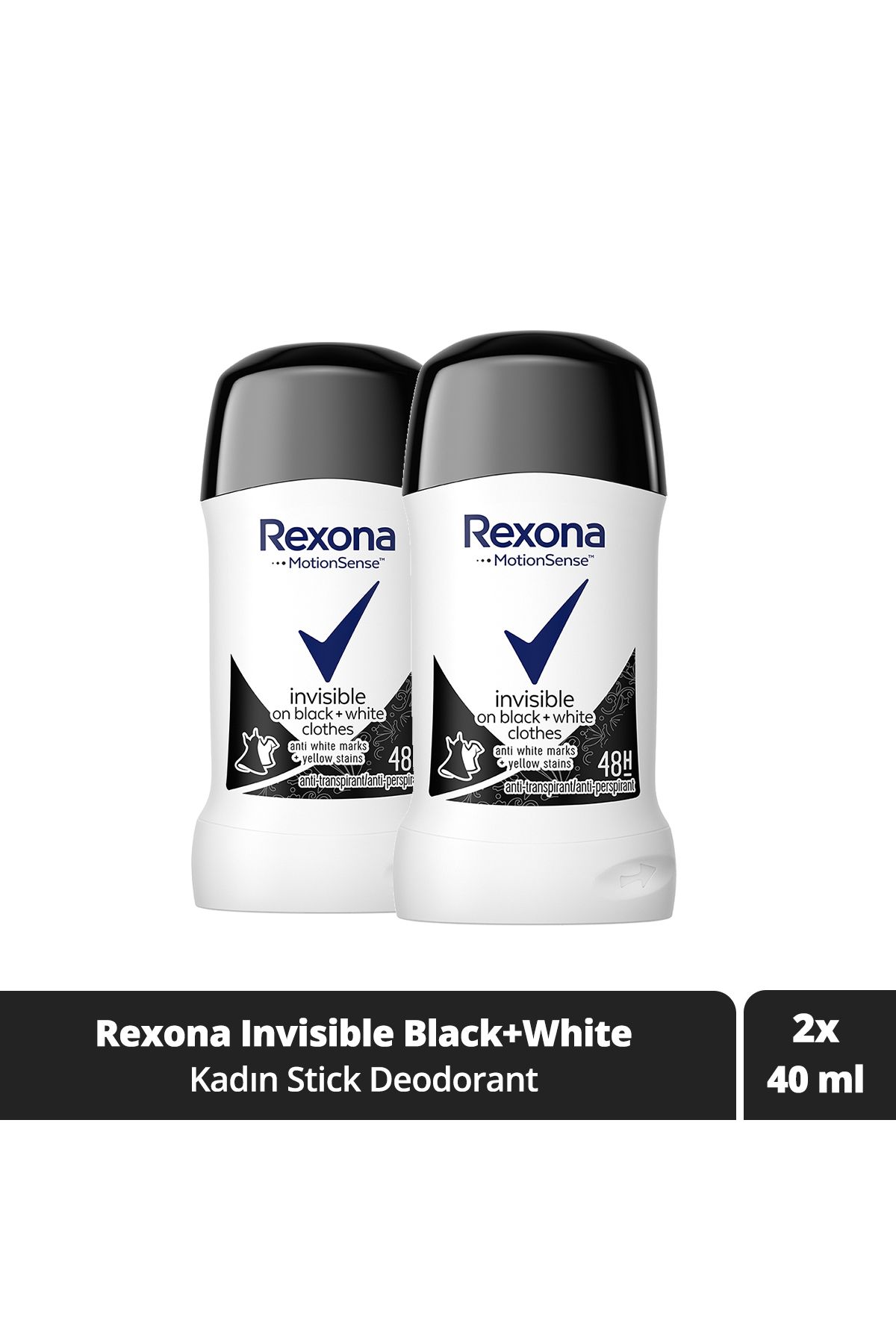 RexonaKadın Stick DeodorantInvisible Black Wh...