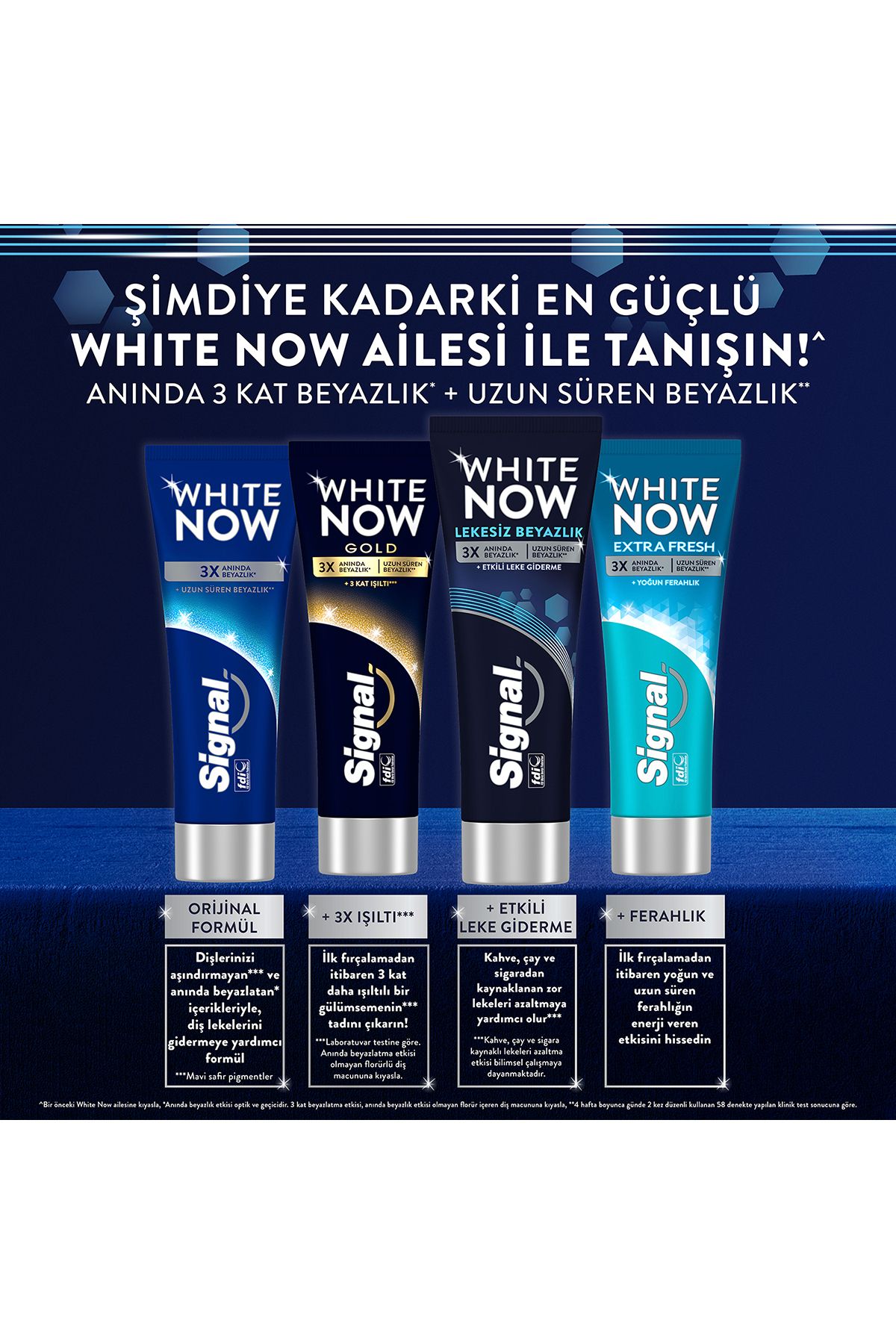 White Now Diş Macunu Lekesiz Beyazlık 75 ml X2