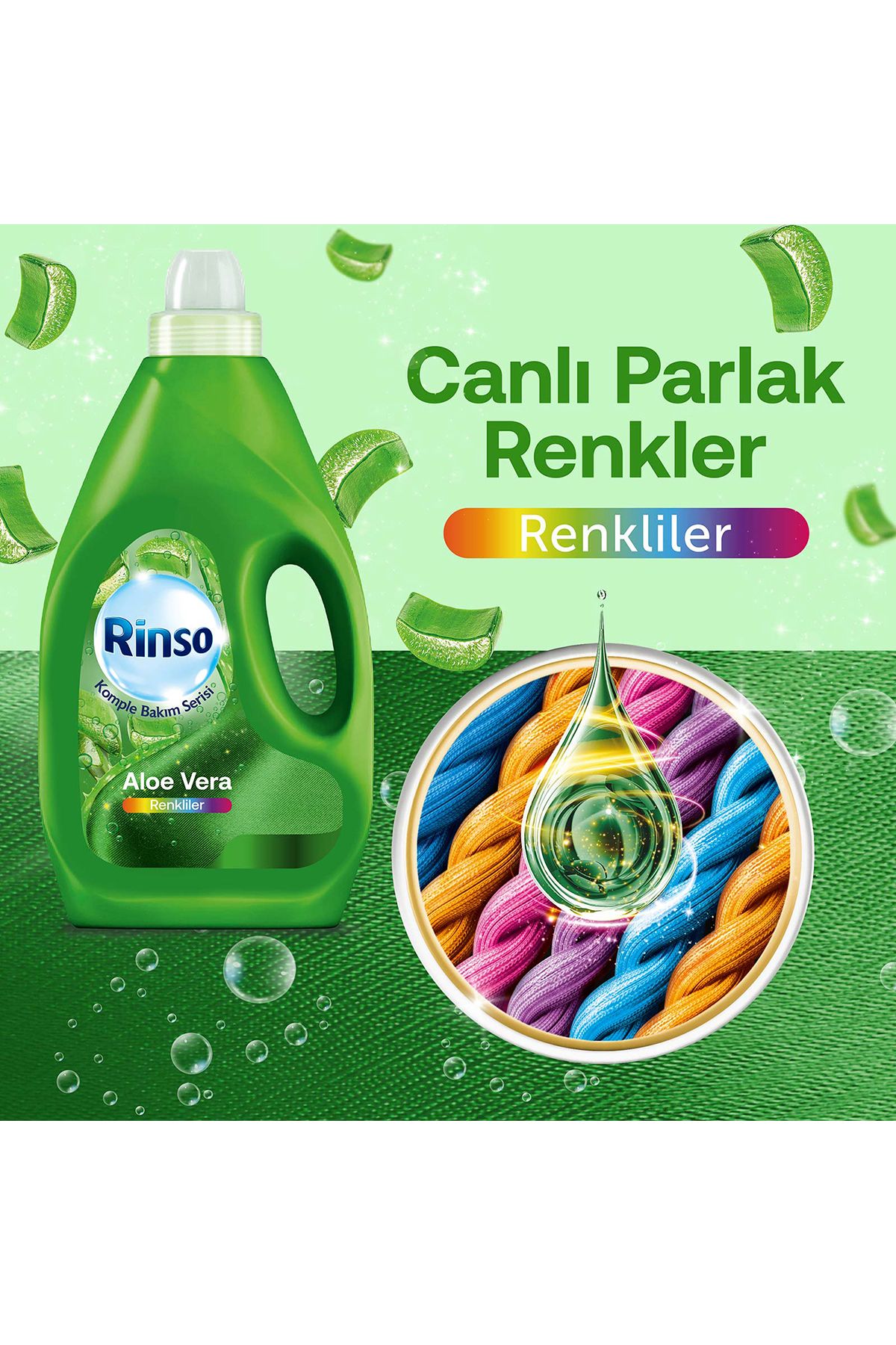 Sıvı Deterjan Aloe Vera Renkiler 3lt 3 Adet