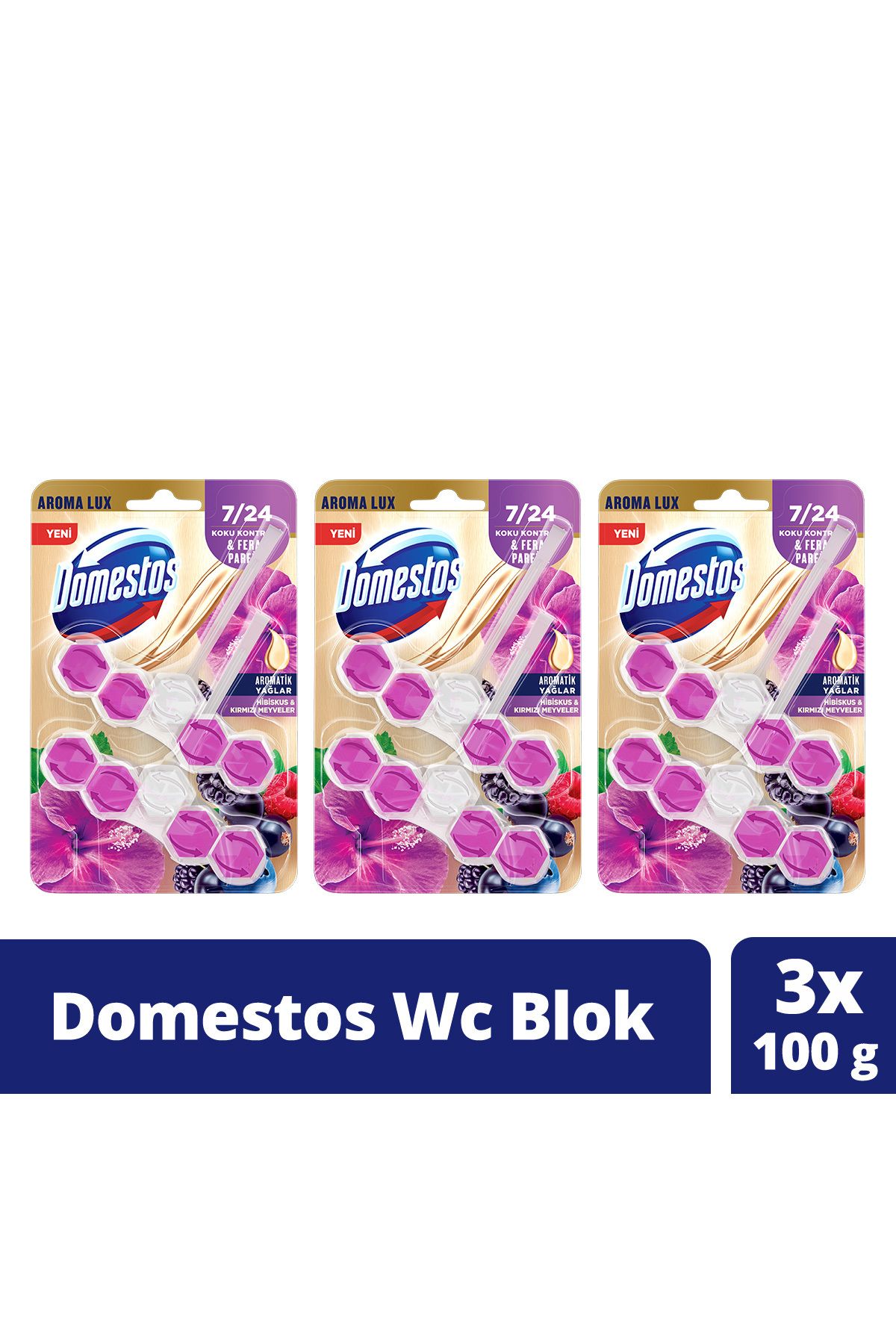 DomestosTuvalet Bloğu AromaLux Hibiskus & Kır...