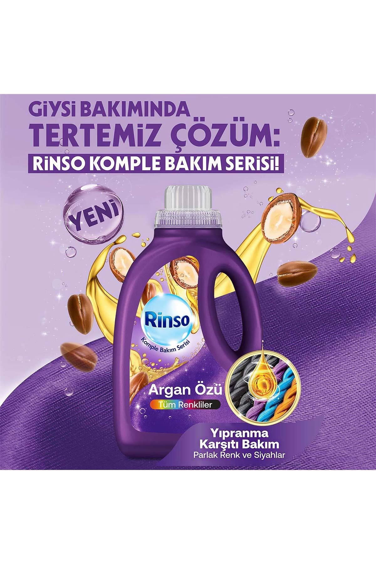 Sıvı Çamaşır Deterjanı Komple Bakım Serisi Argan Özü Tüm Renkliler Için 1.5 L X4