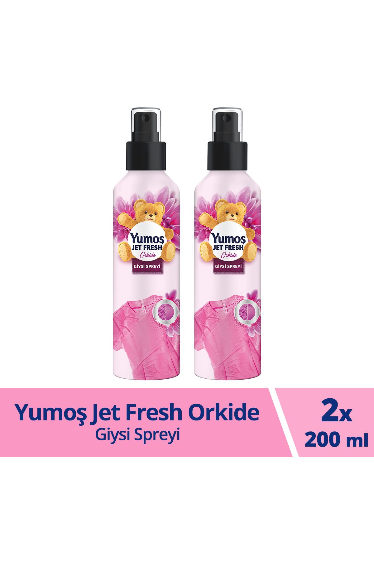 YumoşJet Fresh Giysi SpreyiOrkide 200 ml 2 Ad...