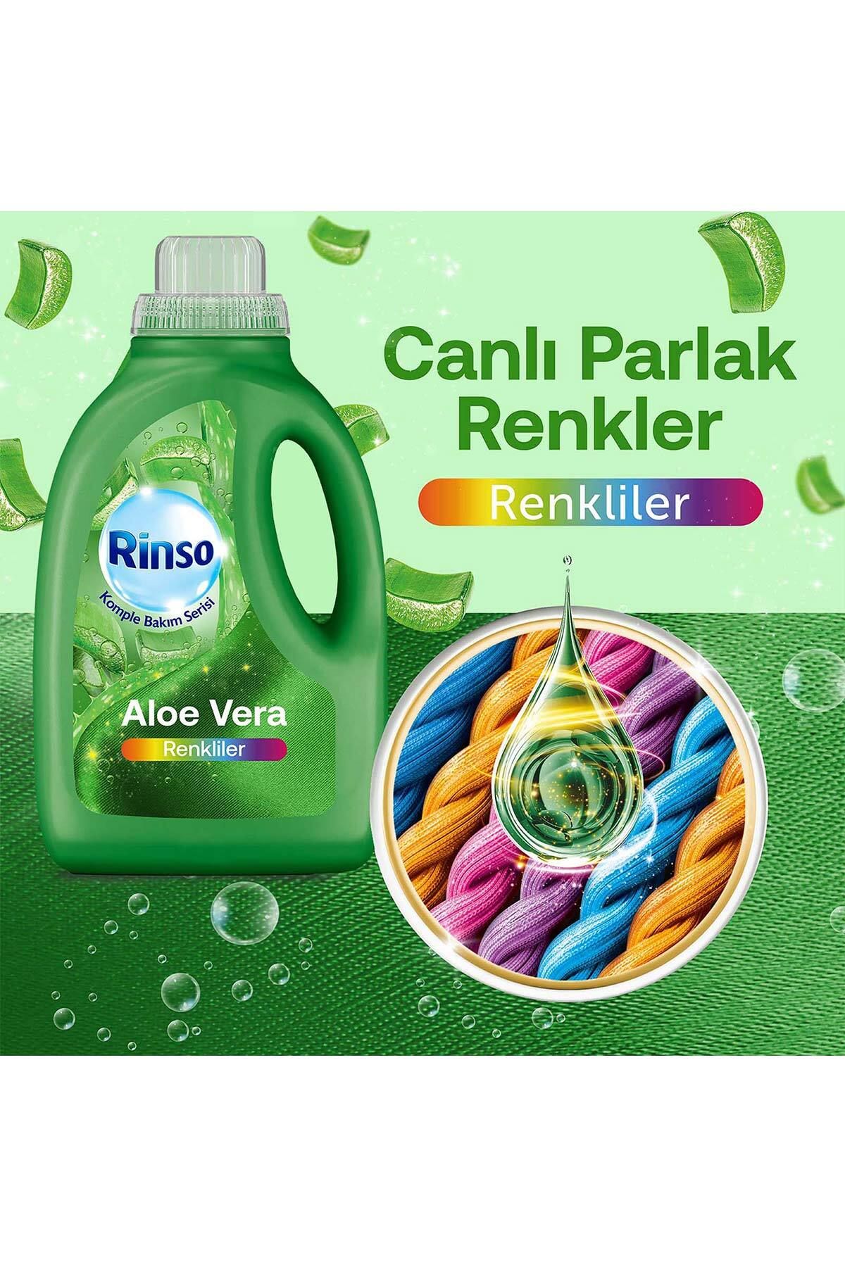 Sıvı Çamaşır Deterjanı Komple Bakım Serisi Aloe Vera Renkliler Için 1.5 L X4