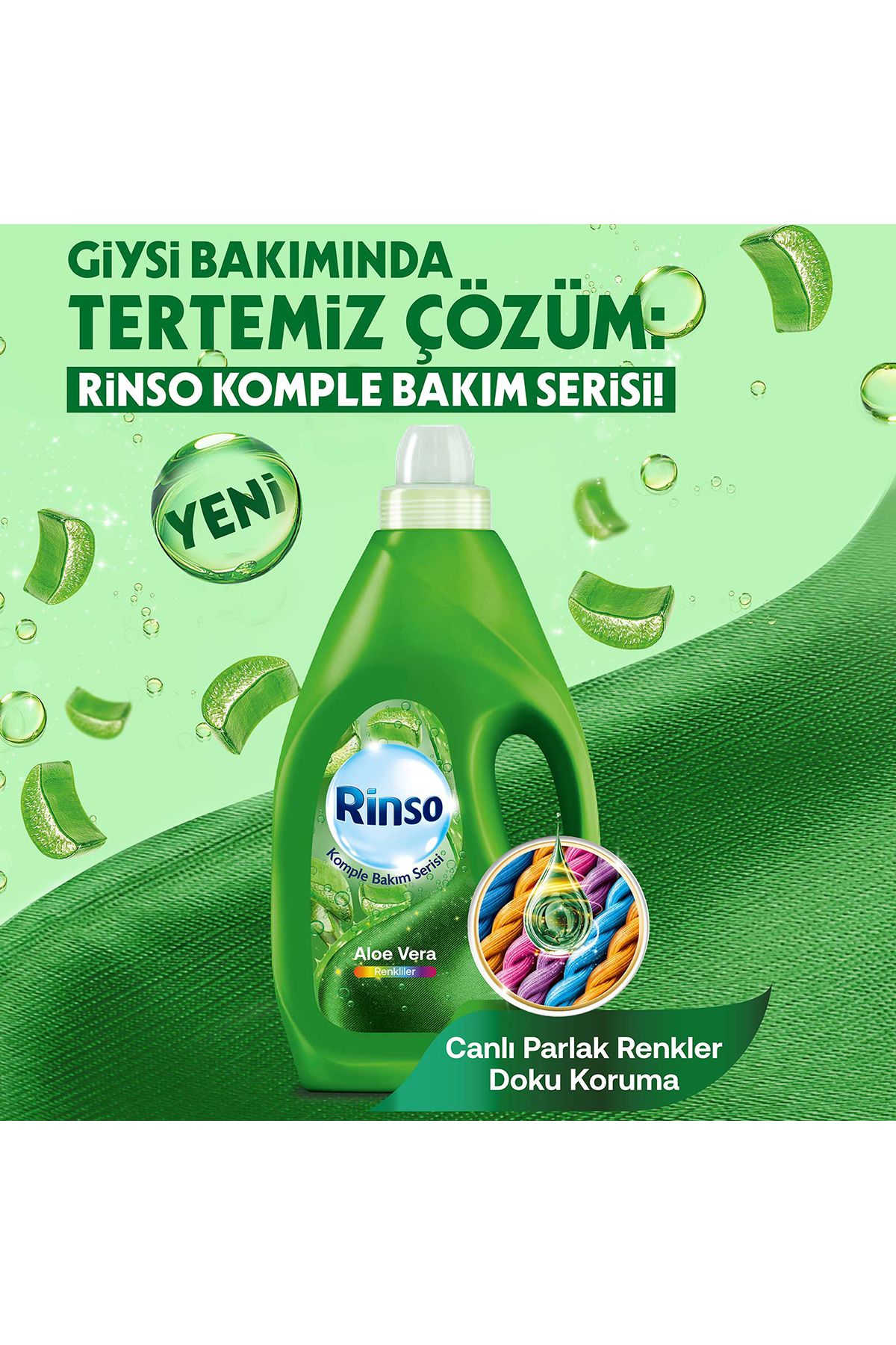 Sıvı Deterjan Aloe Vera Renkiler 3lt 3 Adet