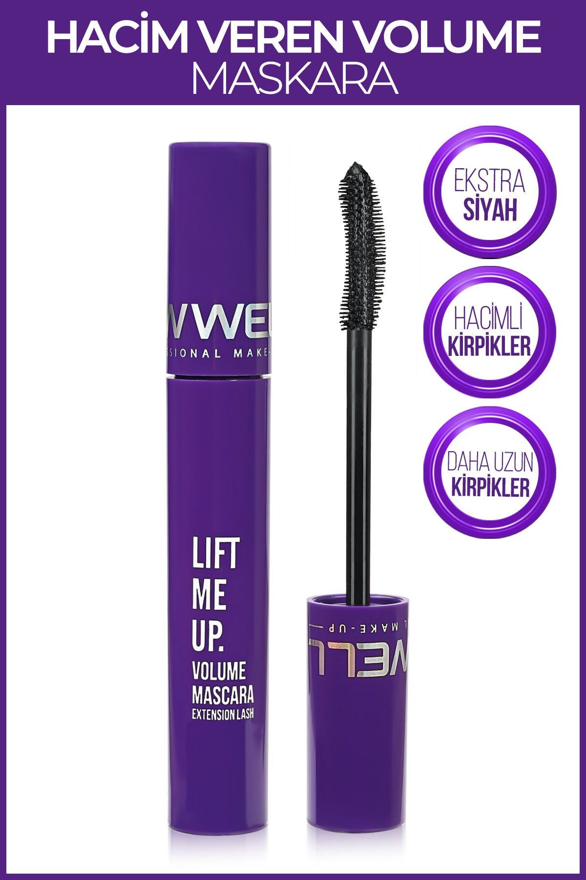 New WellLıft me up VolumeMascara 8 ml