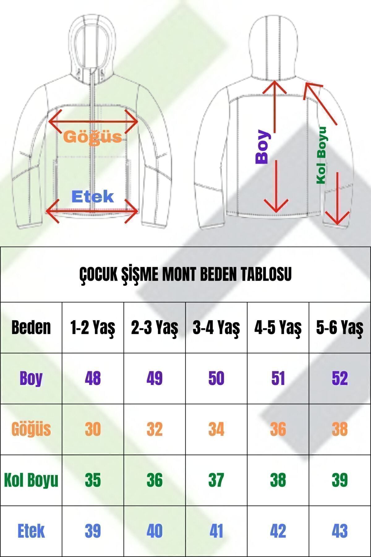 Erkek Çocuk Siyah Içi Polarlı Kapüşonlu Su Geçirmez Rüzgara Dayanıklı Şişme Kışlık Mont & Kaban