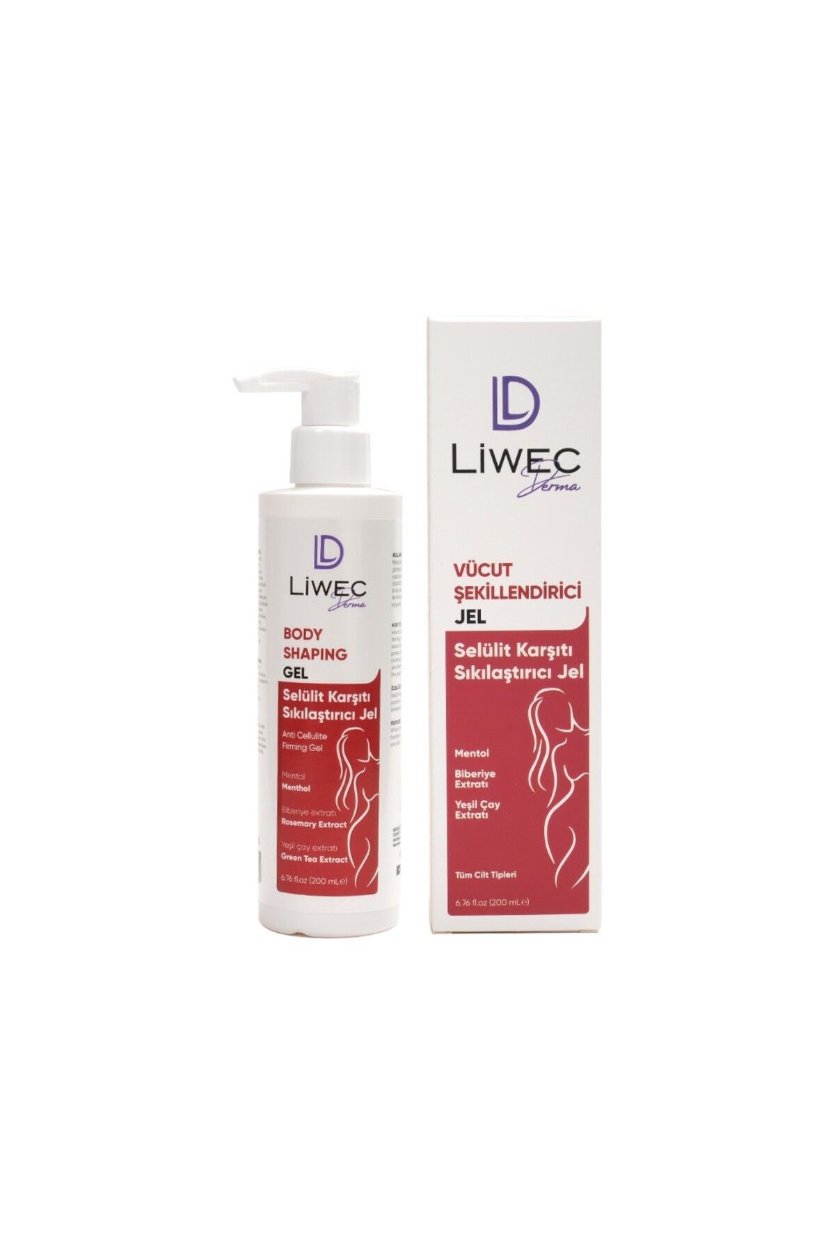 Liwec Derma VÜCUT ŞEKİLLENDİRİCİ JEL BODY SHAPING GEL 200 ML